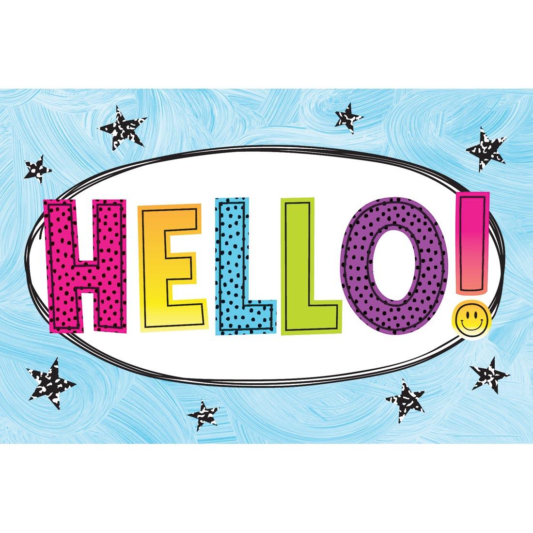 Hello Postcard from the Brights 4Ever collection by Teacher Created Resources