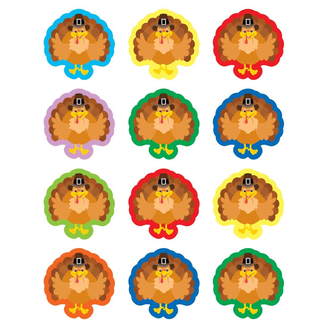 Turkeys Stickers By Teacher Created Resources