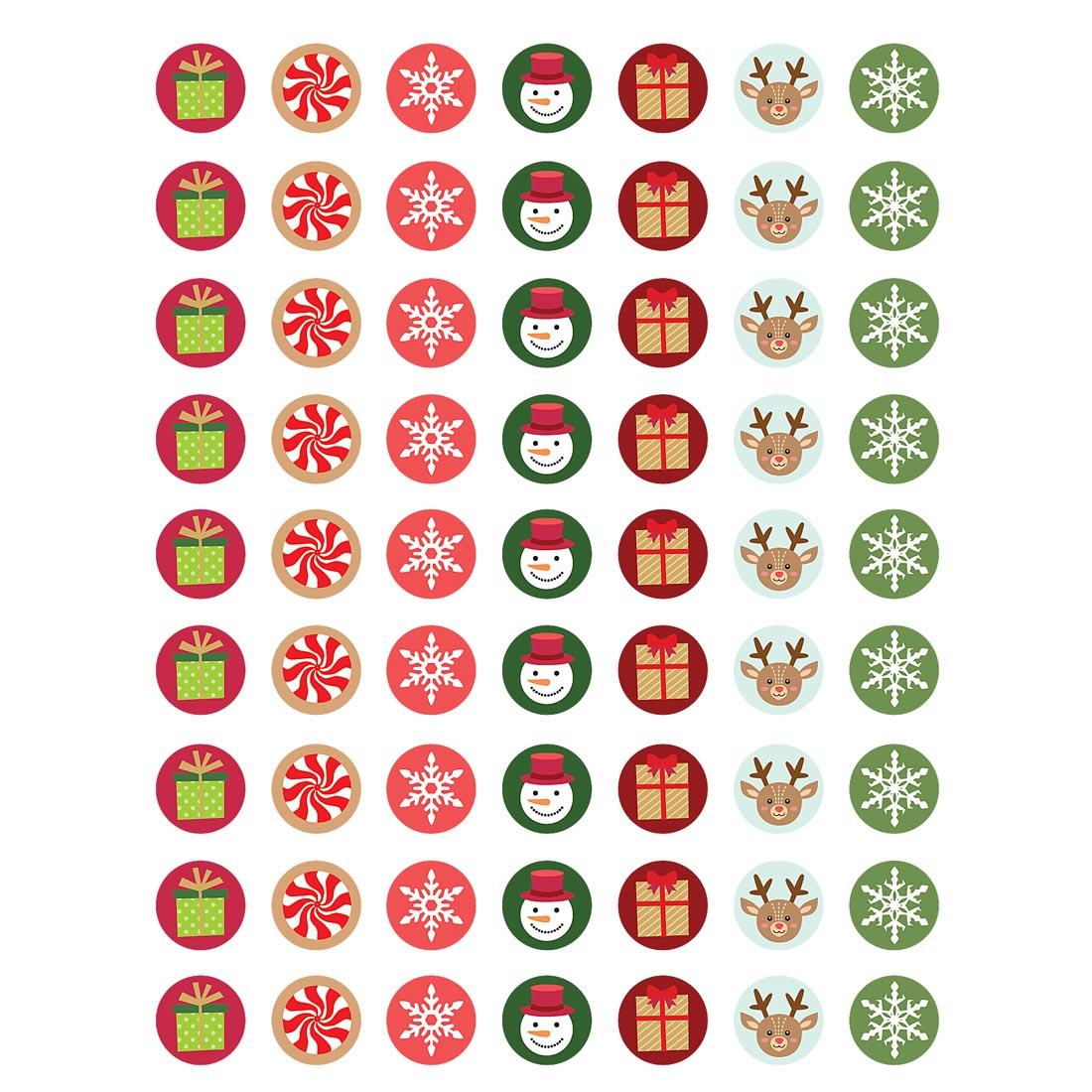 Winter Holiday Mini Stickers By Teacher Created Resources