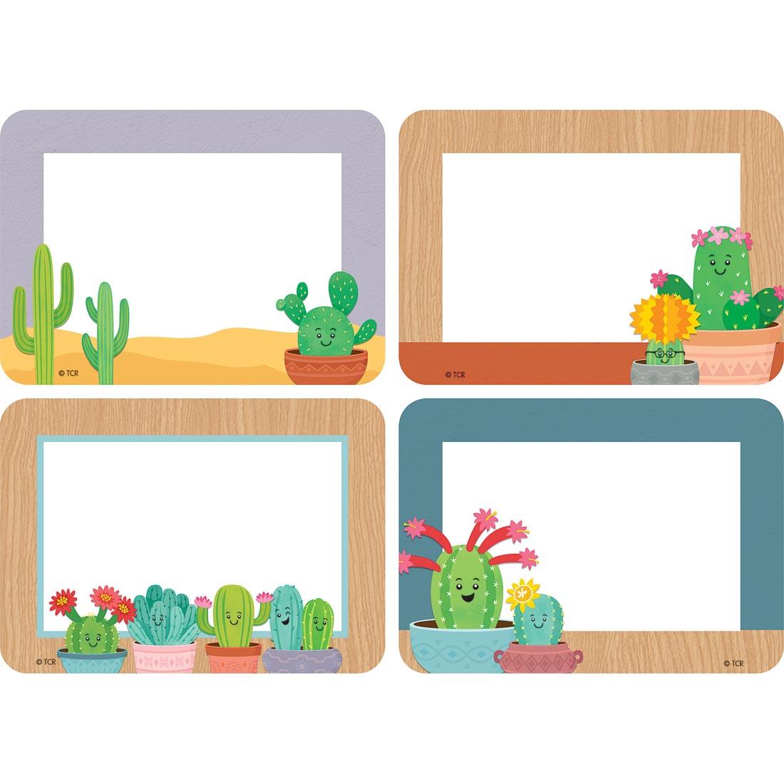 4 Name Tags/Labels from the Happy Cactus Crew collection By Teacher Created Resources