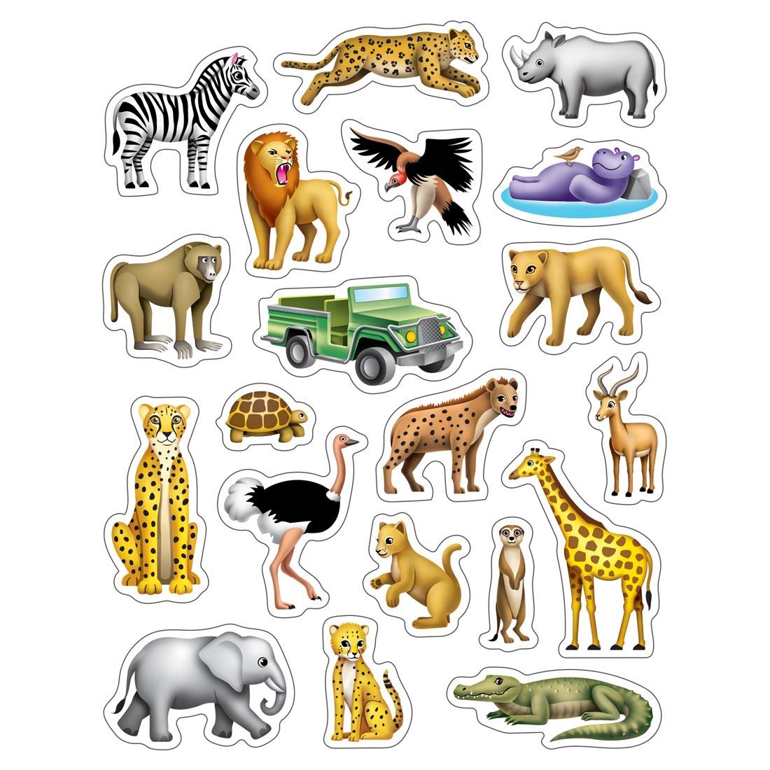 Safari Stickers By Teacher Created Resources