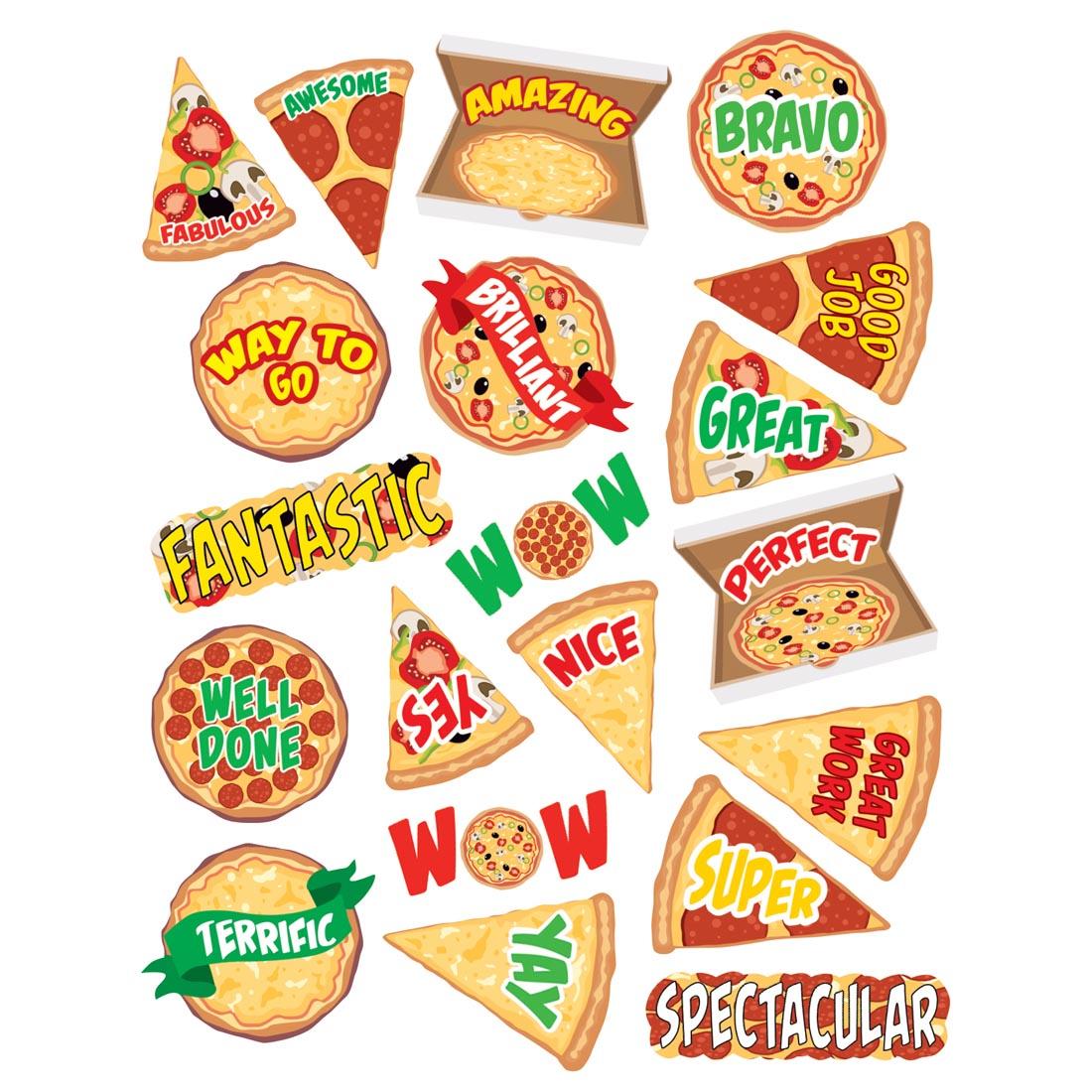 Pizza Stickers By Teacher Created Resources