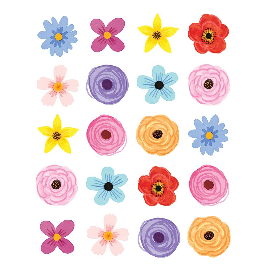 Stickers from the Wildflowers collection by Teacher Created Resources