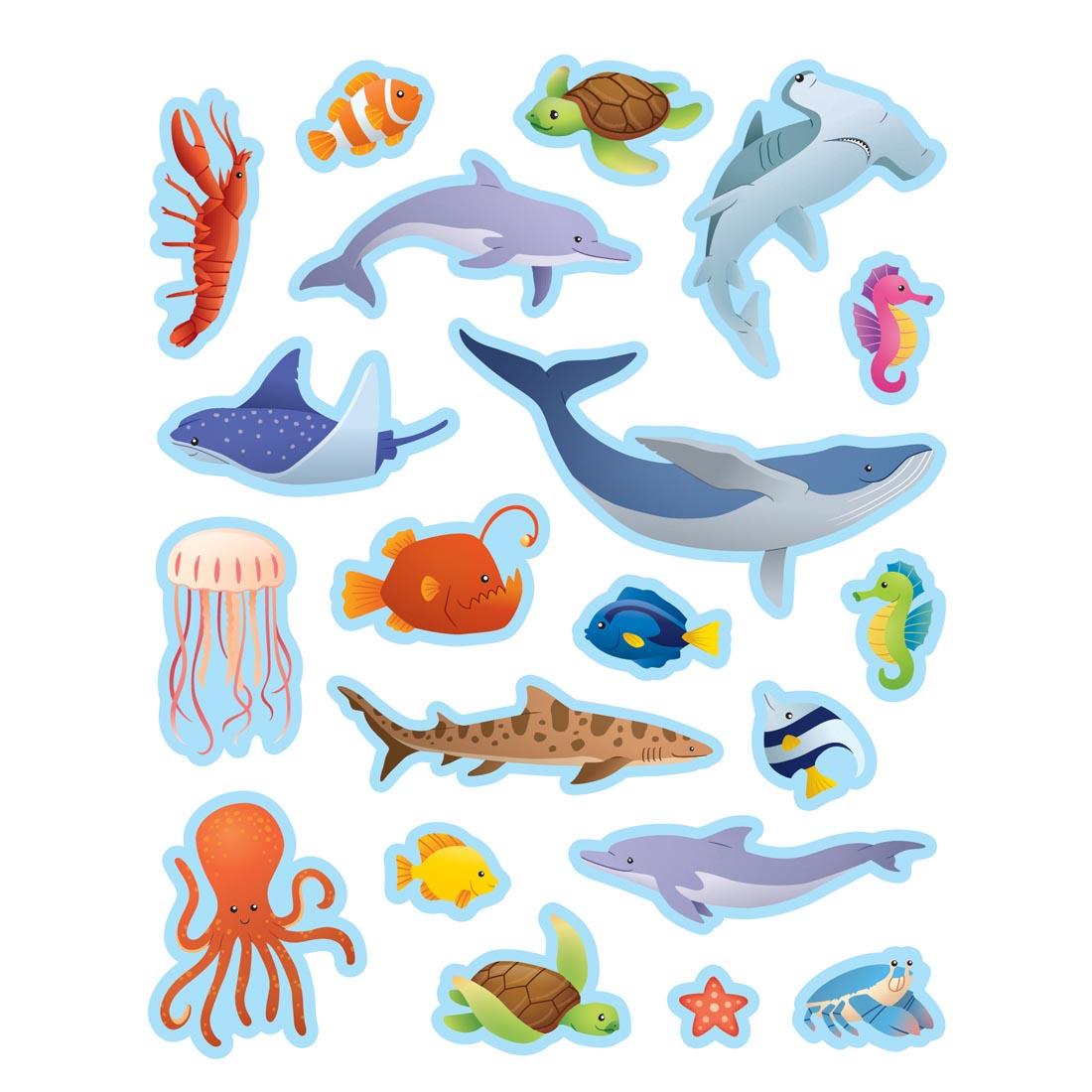 Ocean Animals Stickers By Teacher Created Resources
