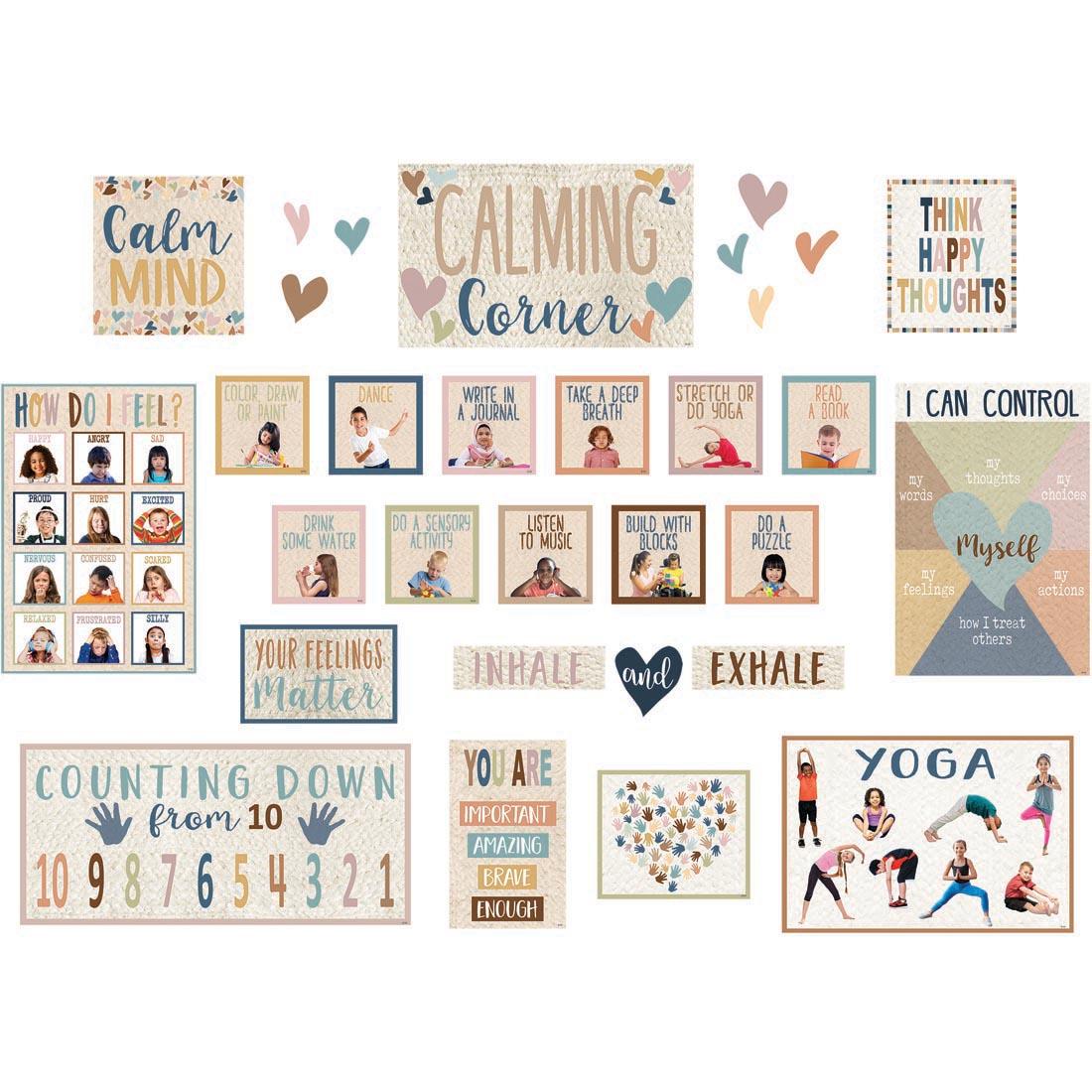 Calming Corner Bulletin Board Set from the Everyone is Welcome collection by Teacher Created Resources