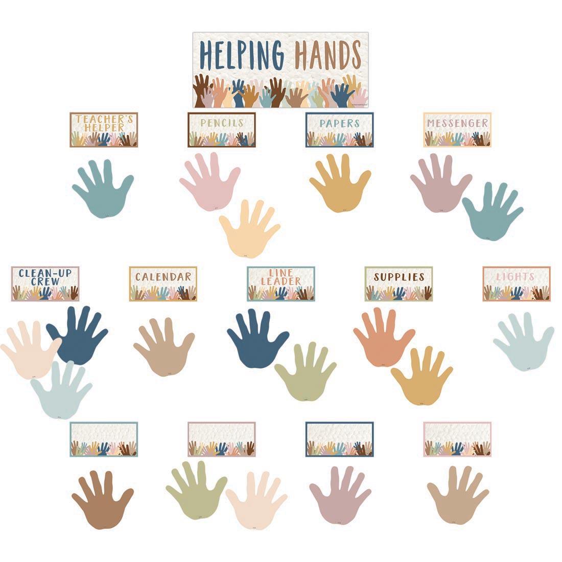 Helping Hands Mini Bulletin Board Set from the Everyone is Welcome collection by Teacher Created Resources