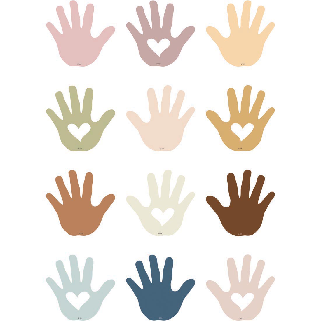Helping Hands Mini Accents from the Everyone is Welcome collection by Teacher Created Resources