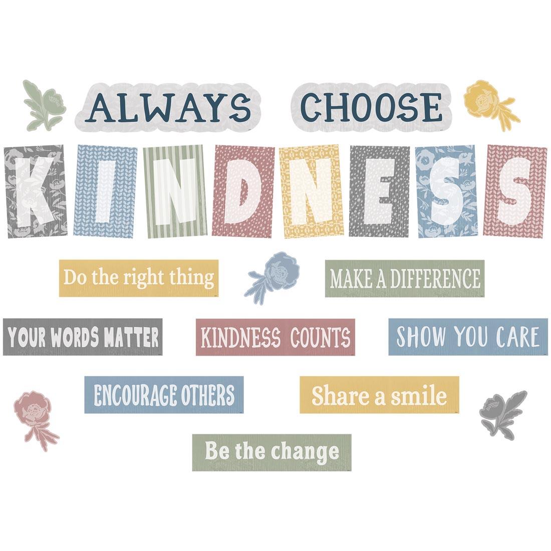 Always Choose Kindness Bulletin Board Set from the Classroom Cottage collection by Teacher Created Resources