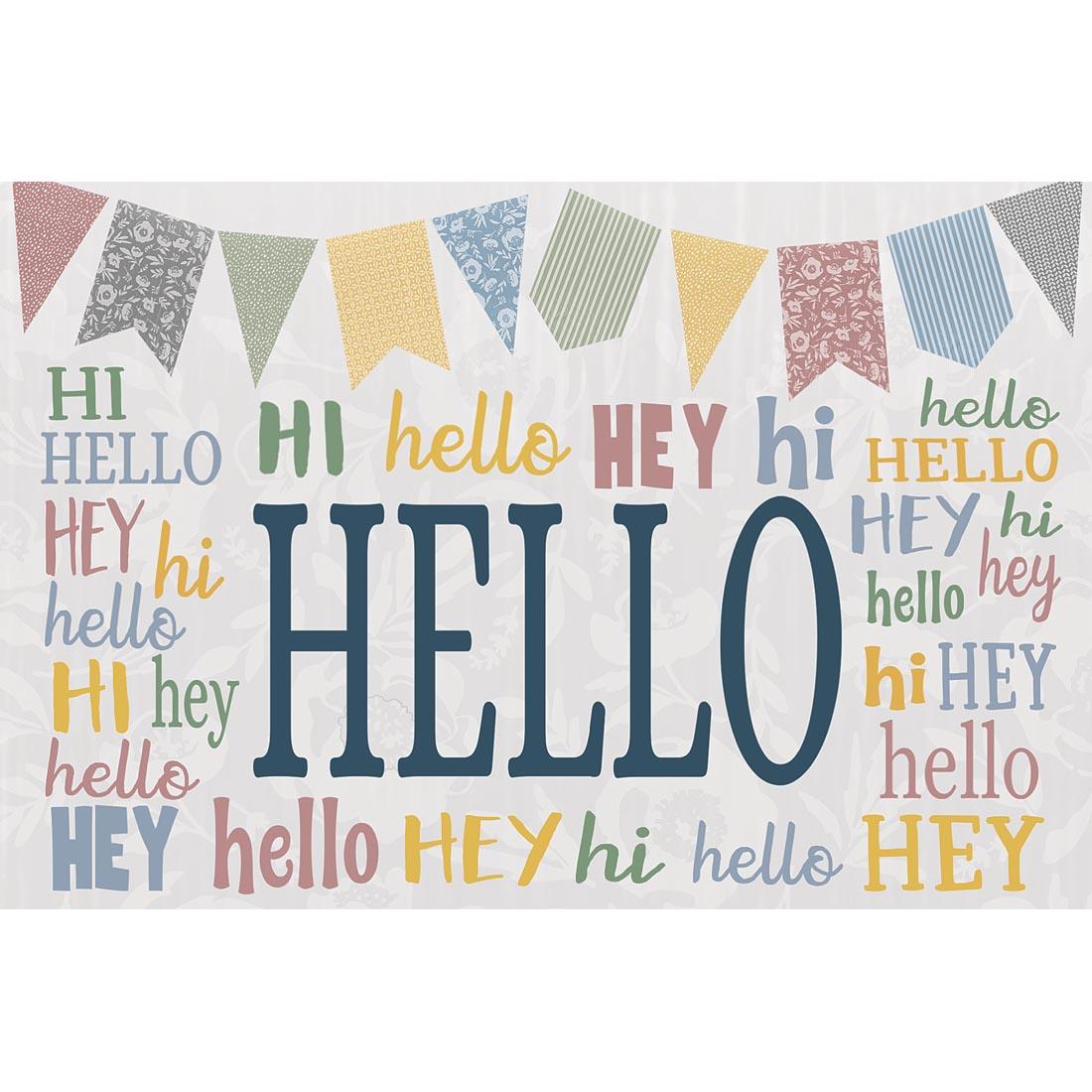 Hello Postcard from the Classroom Cottage collection By Teacher Created Resources
