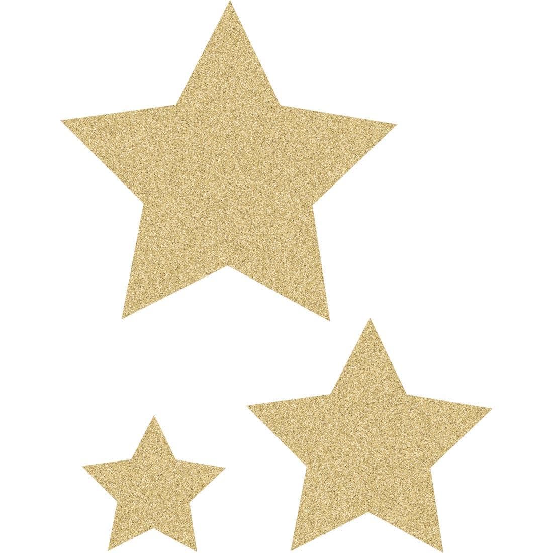 Gold Glitz Stars Accents