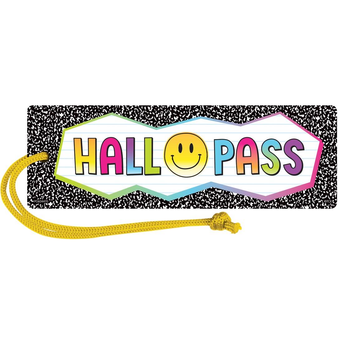 Magnetic Hall Pass from the Brights 4Ever collection by Teacher Created Resources