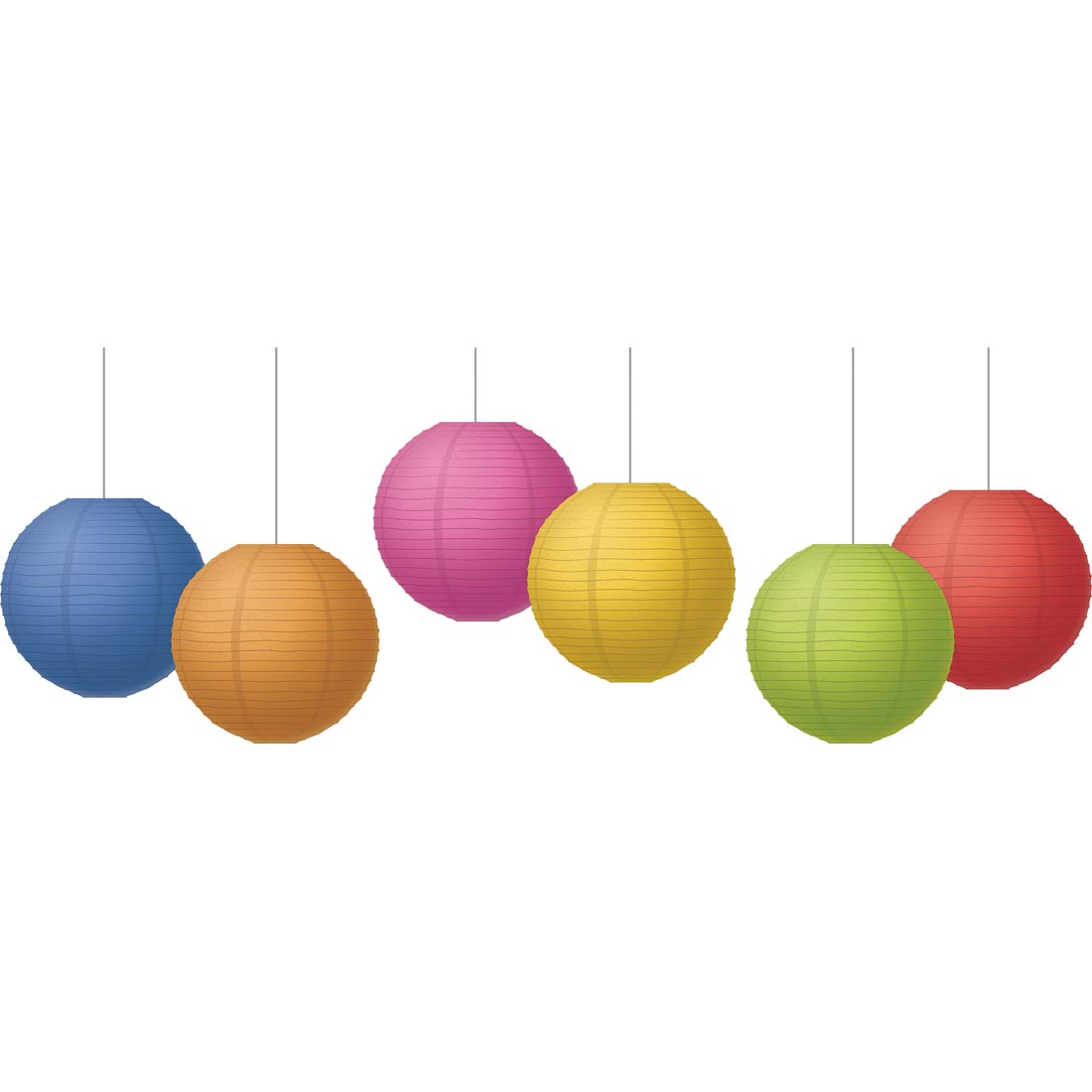 Colorful Hanging Paper Lanterns By Teacher Created Resources
