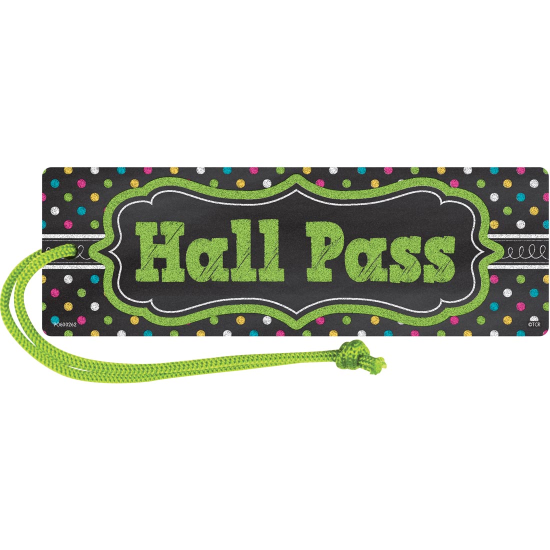 Magnetic Hall Pass from the Chalkboard Brights collection by Teacher Created Resources