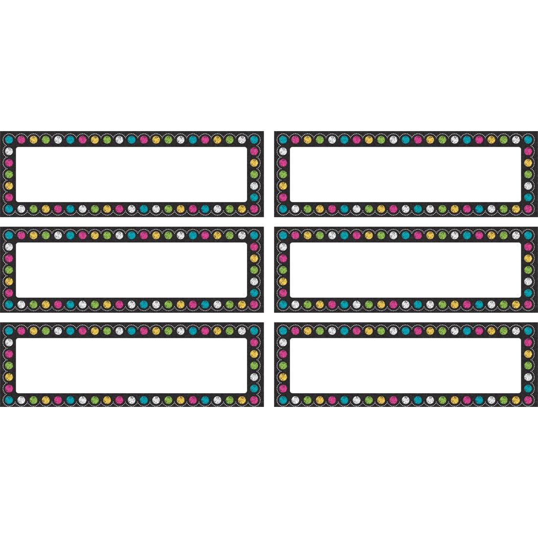 Labels Magnetic Accents from the Chalkboard Brights collection by Teacher Created Resources