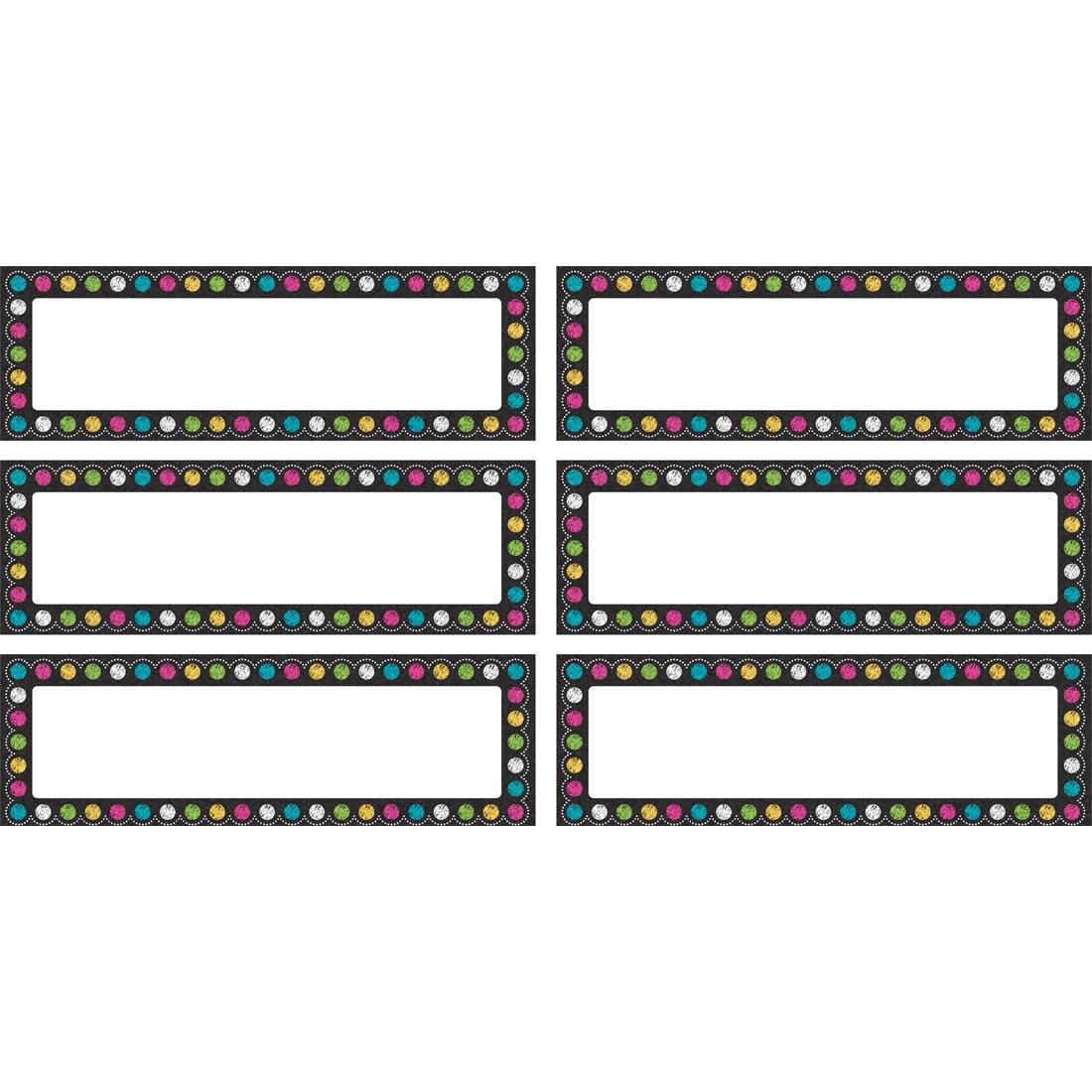 Labels Magnetic Accents from the Chalkboard Brights collection by Teacher Created Resources