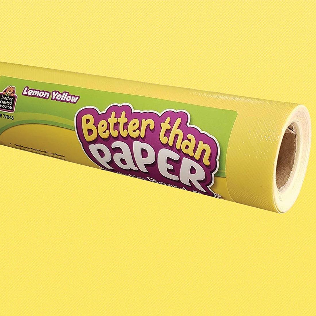 Yellow Gold Better Than Paper Bulletin Board Roll with it shown in use in the background