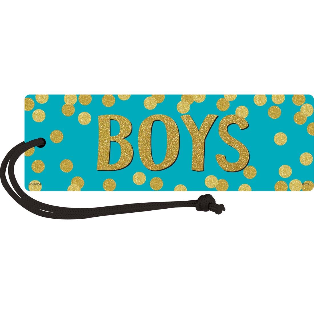 Magnetic Boys Pass from the Confetti collection by Teacher Created Resources