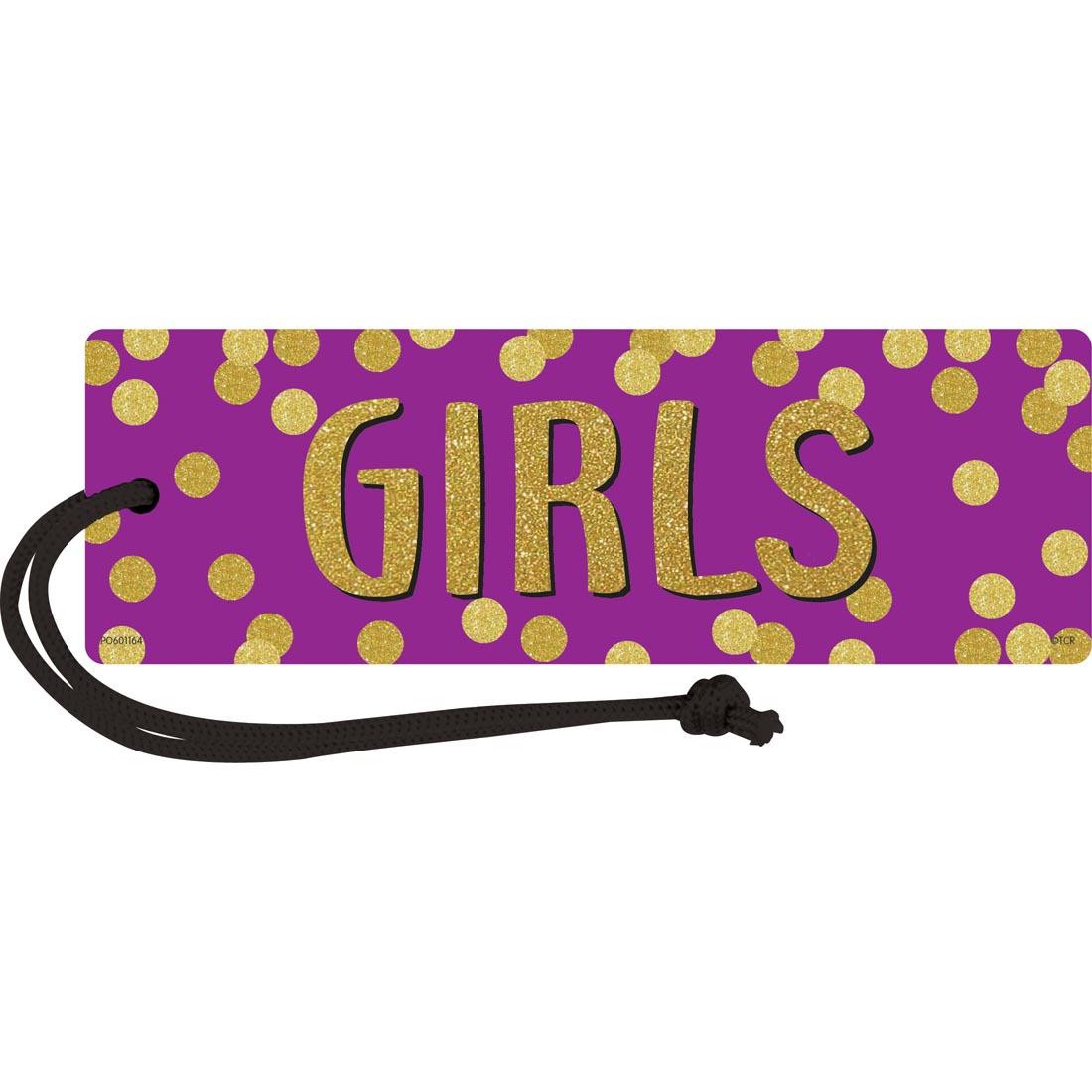 Magnetic Girls Pass from the Confetti collection by Teacher Created Resources