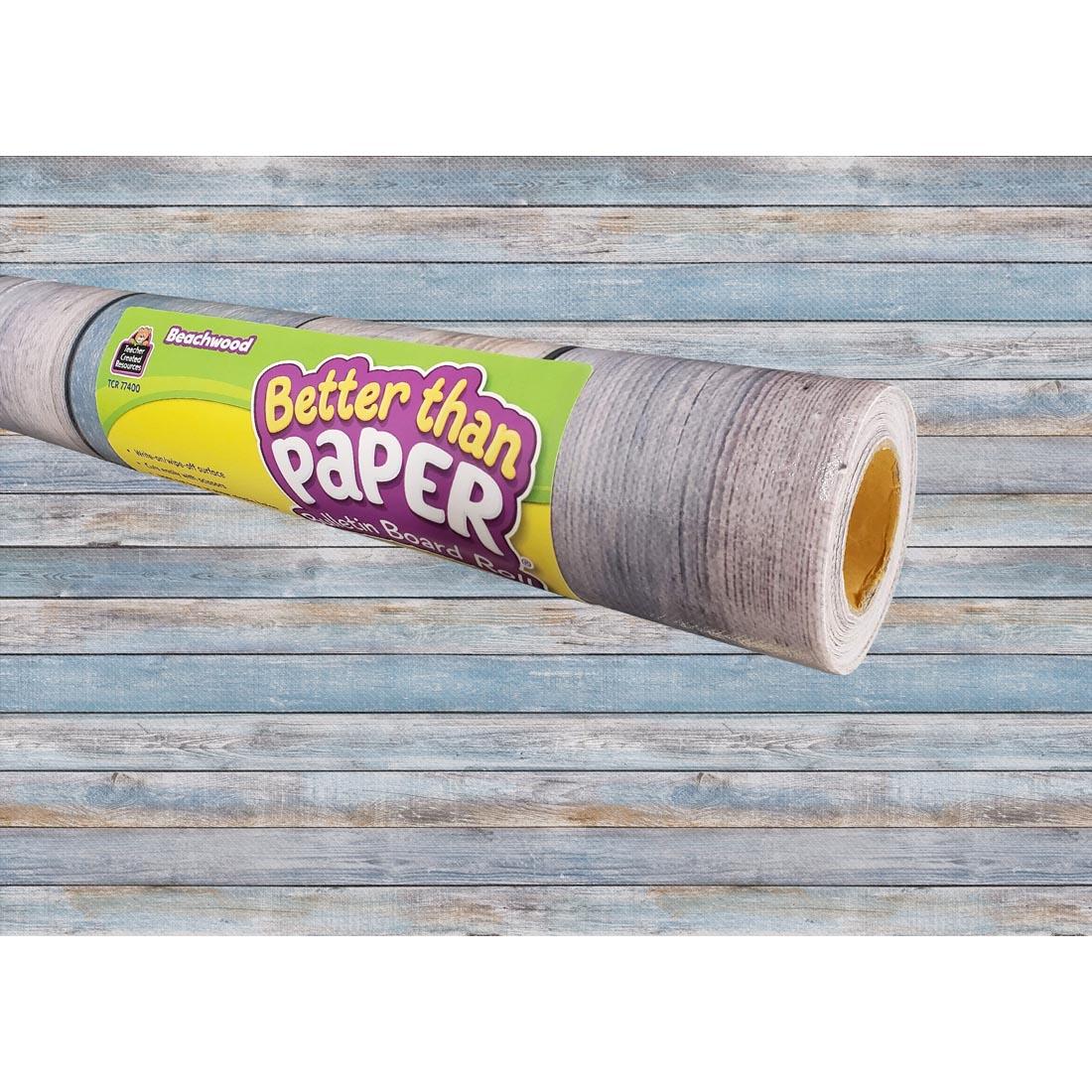 Beachwood Better Than Paper Bulletin Board Roll with it shown in use in the background