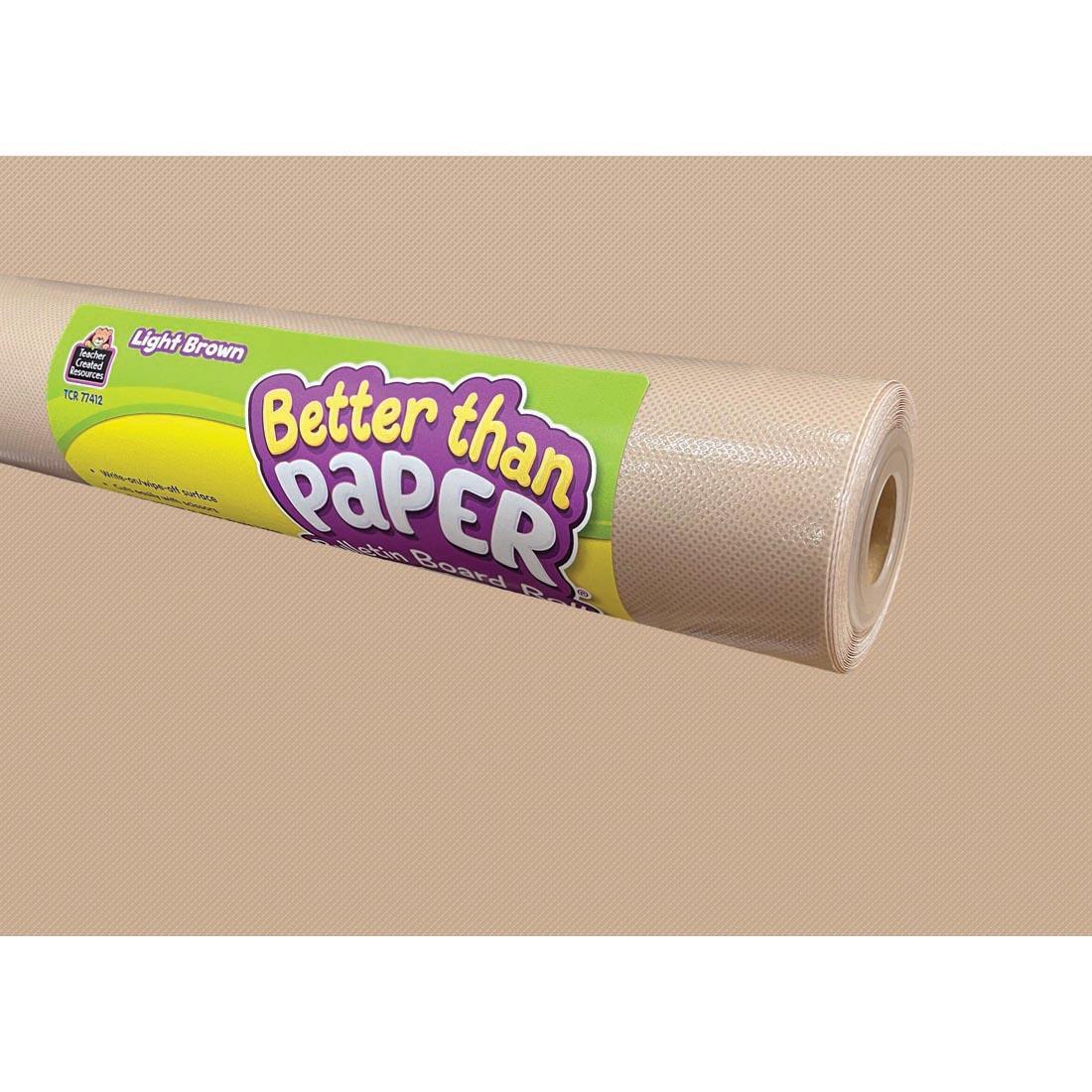Light Brown Better Than Paper Bulletin Board Roll with it shown in use in the background