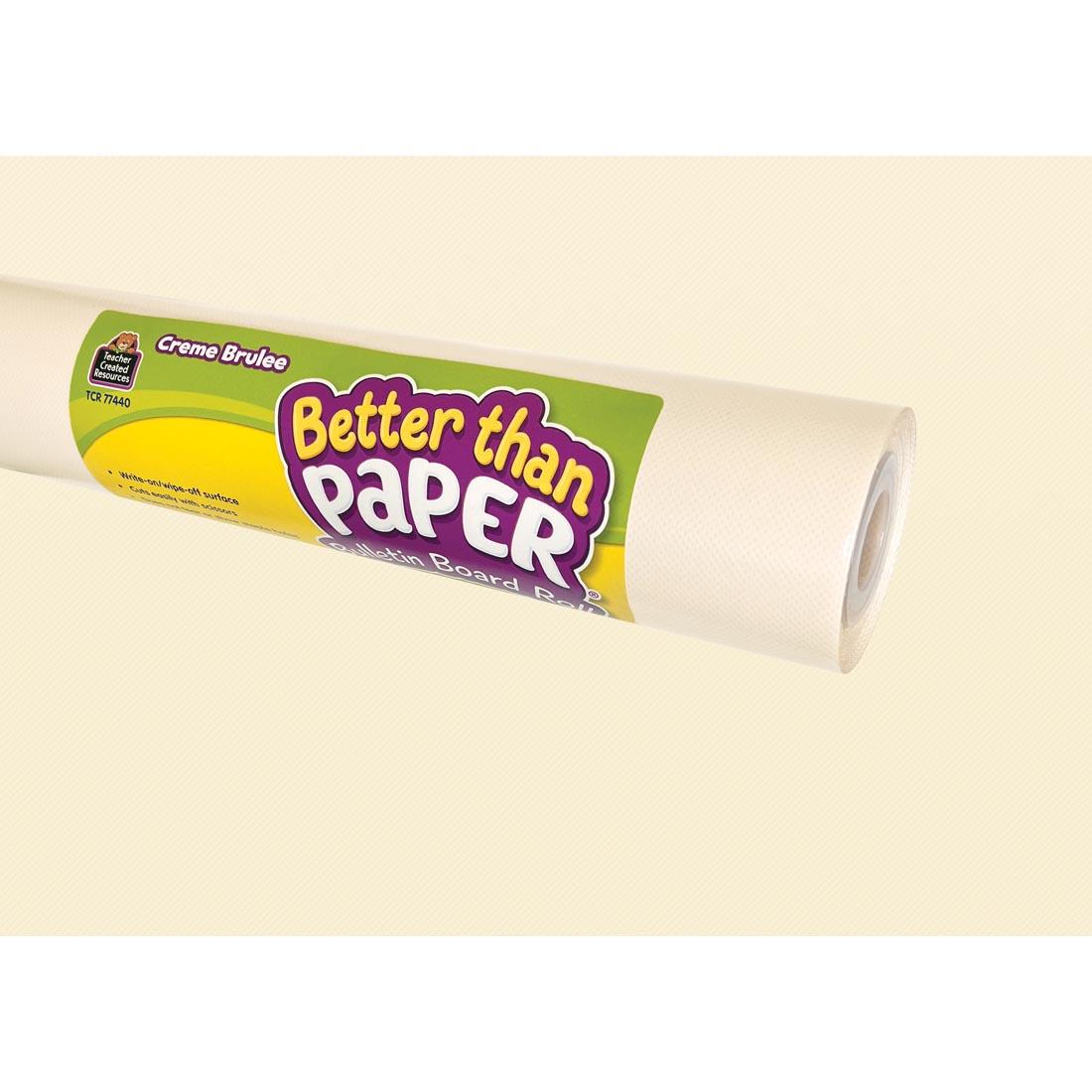 Creme Brulee Better Than Paper Bulletin Board Roll from the Classroom Cottage collection by Teacher Created Resources