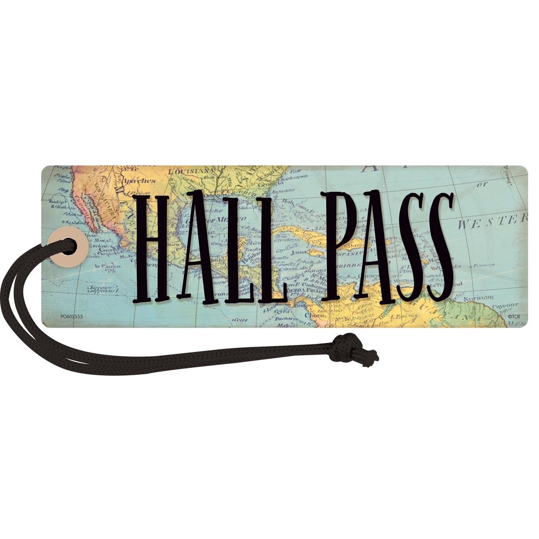Magnetic Hall Pass from the Travel the Map collection by Teacher Created Resources