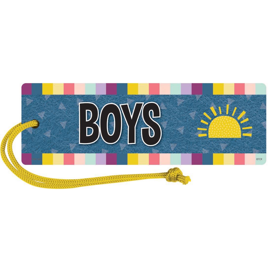 Magnetic Boys Pass from the Oh Happy Day collection by Teacher Created Resources