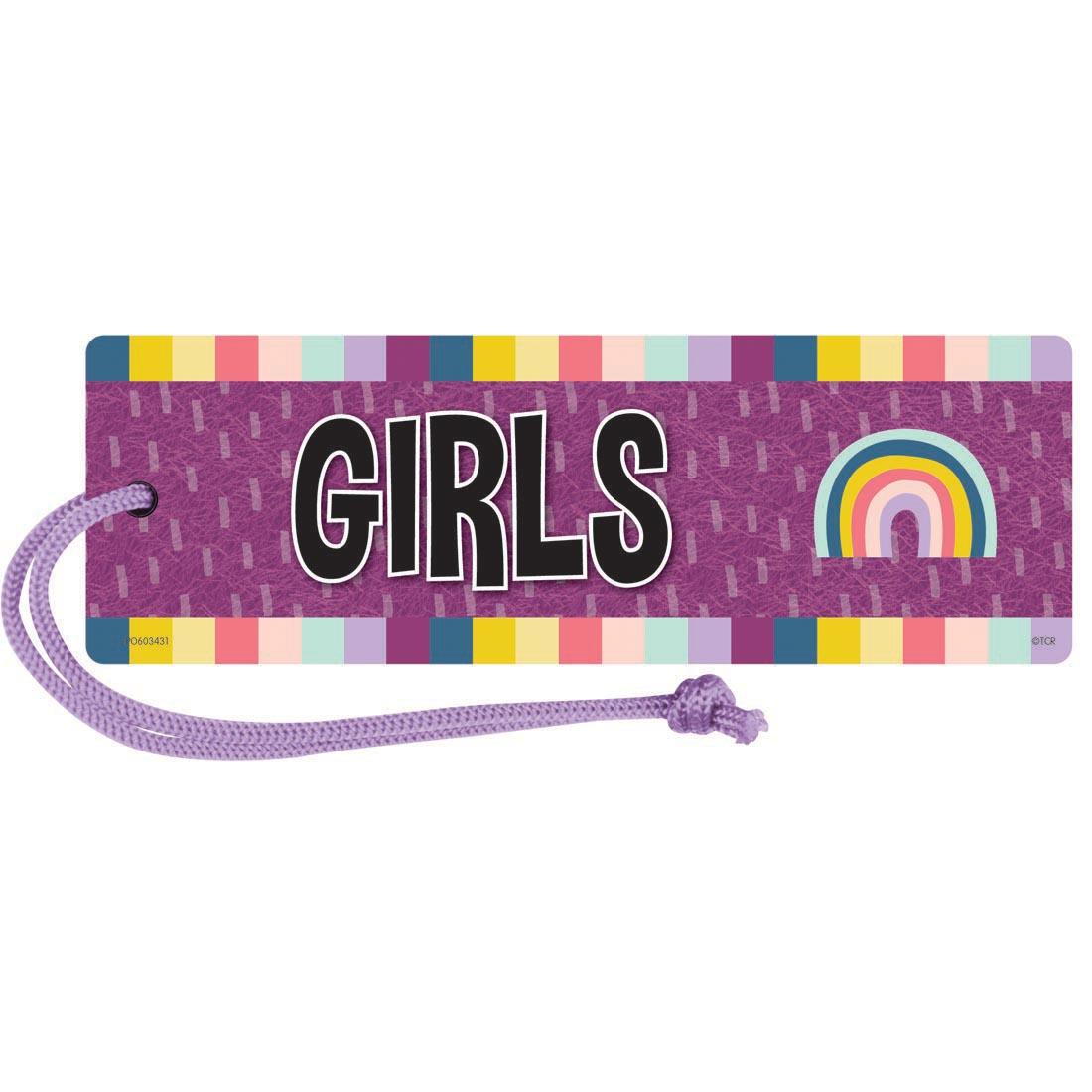 Magnetic Girls Pass from the Oh Happy Day collection by Teacher Created Resources