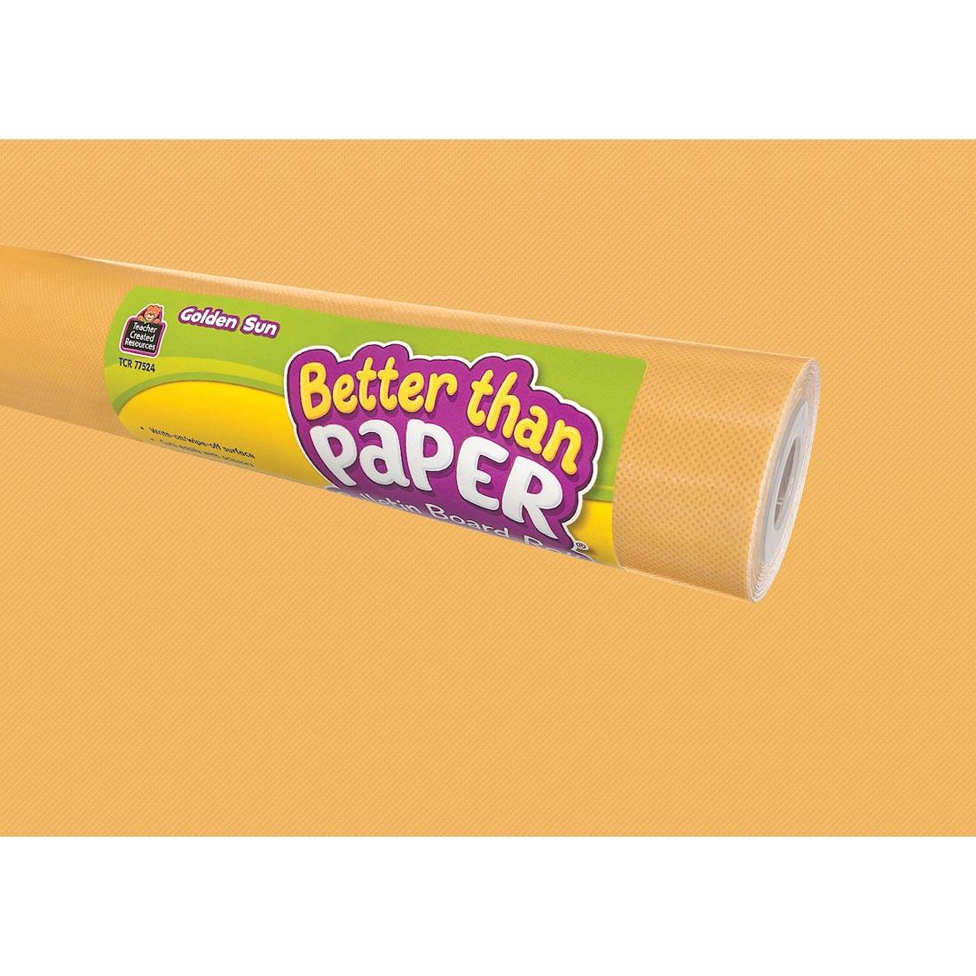 roll of Golden Sun Better Than Paper Bulletin Board Covering with the covering as the background