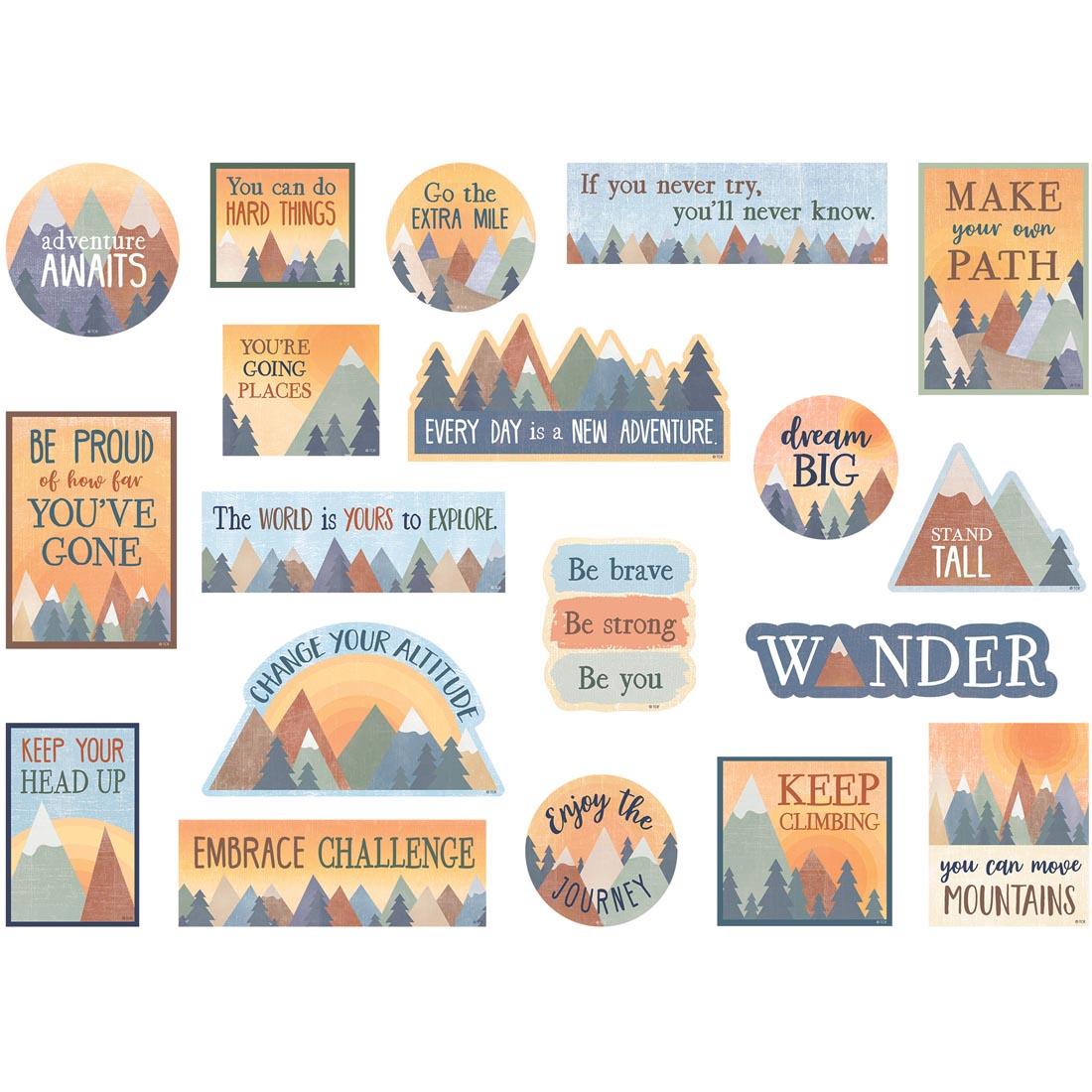 Magnetic Positive Sayings from the Moving Mountains collection by Teacher Created Resources