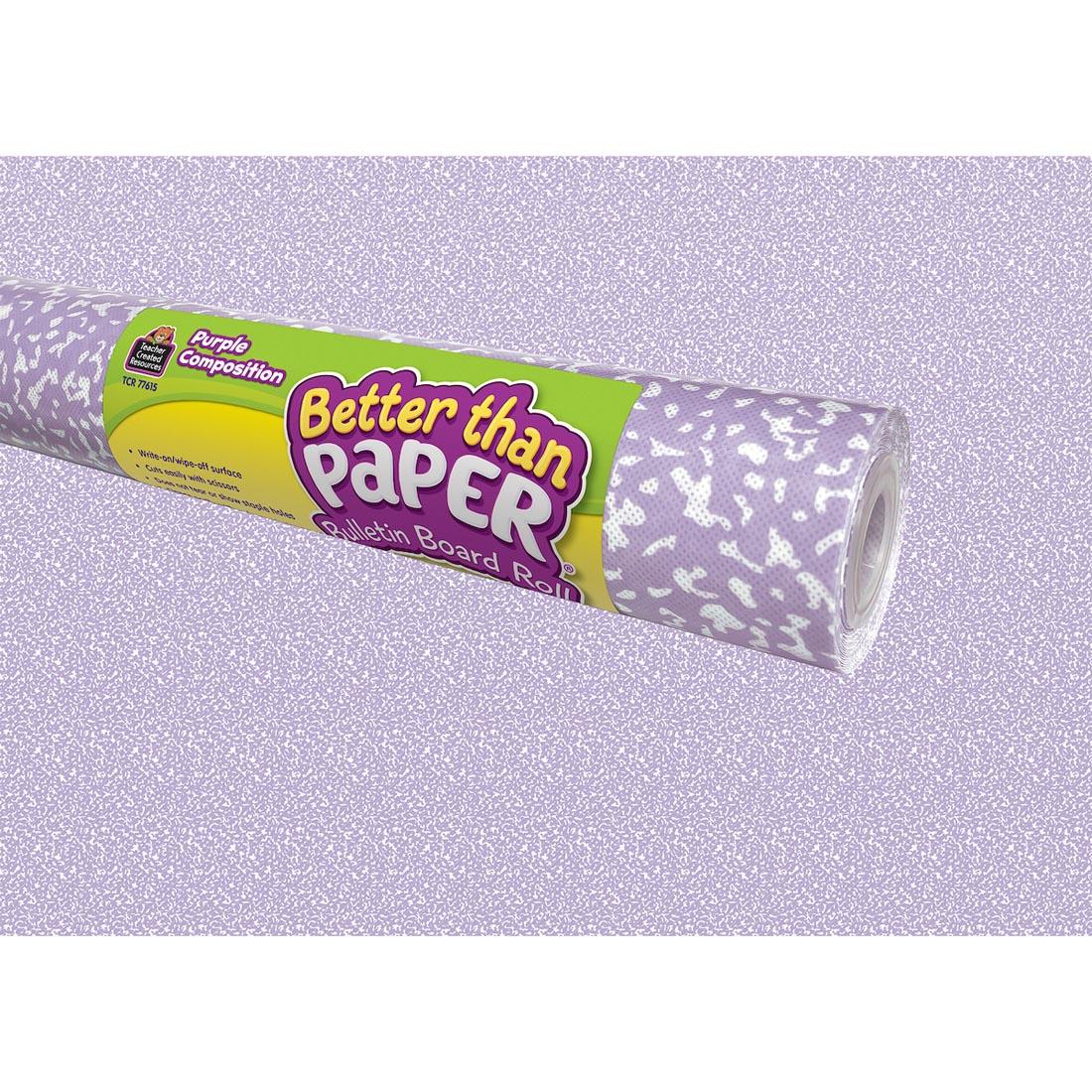 Composition Purple Better Than Paper Bulletin Board Roll from the Cool for School collection by Teacher Created Resources
