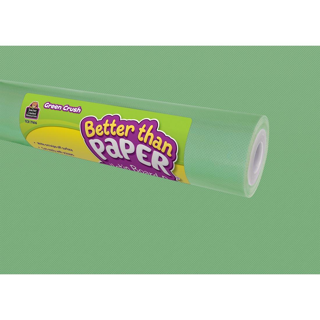Green Crush Better Than Paper Bulletin Board Roll from the Color Crush collection by Teacher Created Resources