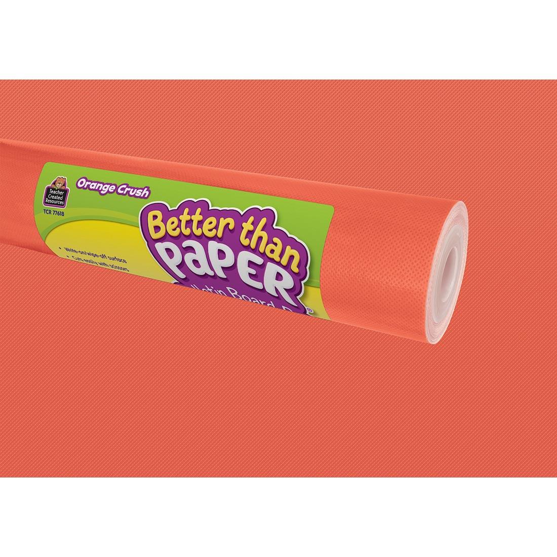 Orange Crush Better Than Paper Bulletin Board Roll from the Color Crush collection by Teacher Created Resources