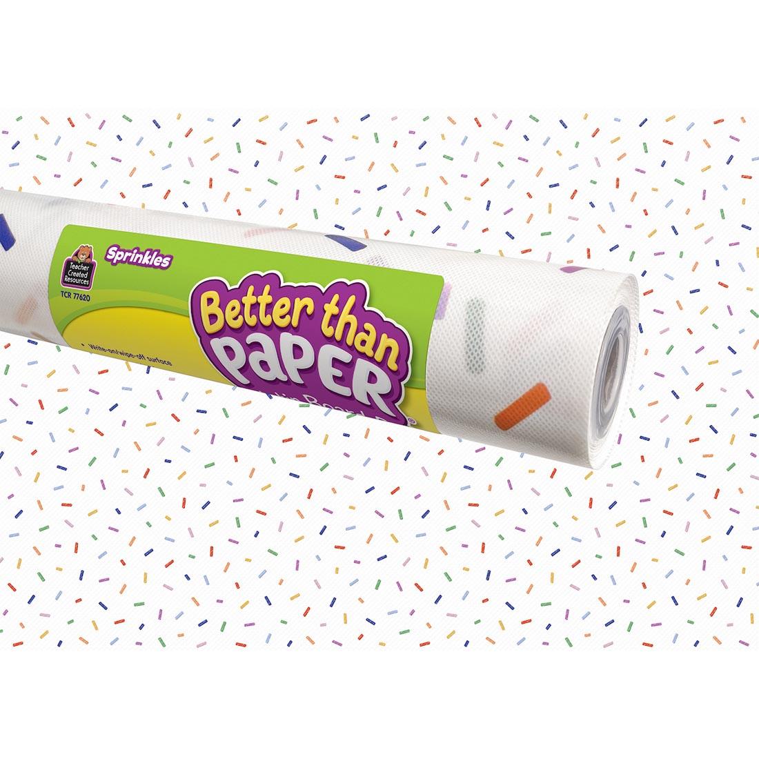 Sprinkles Better Than Paper Bulletin Board Roll from the Color Crush collection by Teacher Created Resources