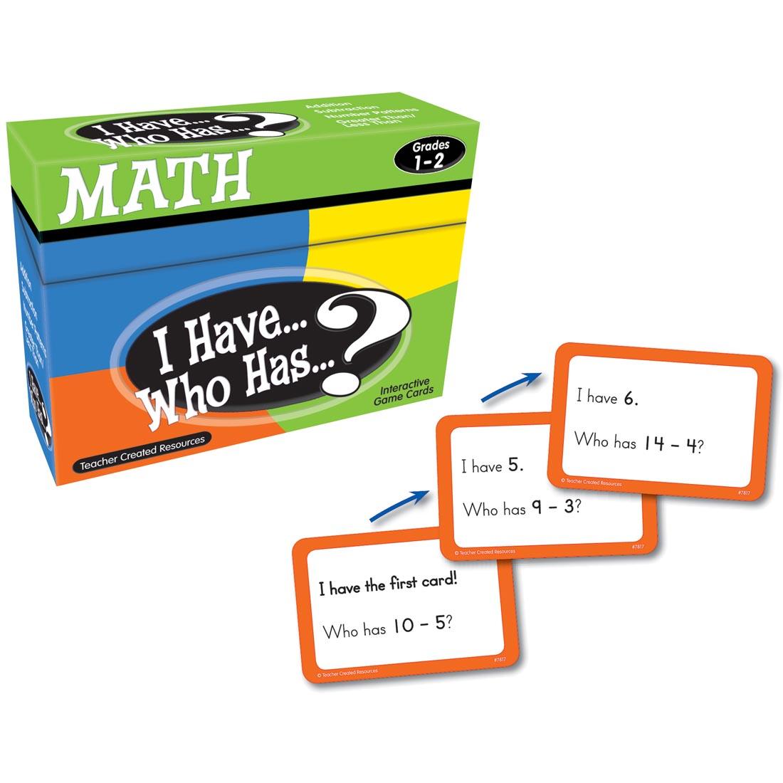 I Have, Who Has Math Game Grades 1-2