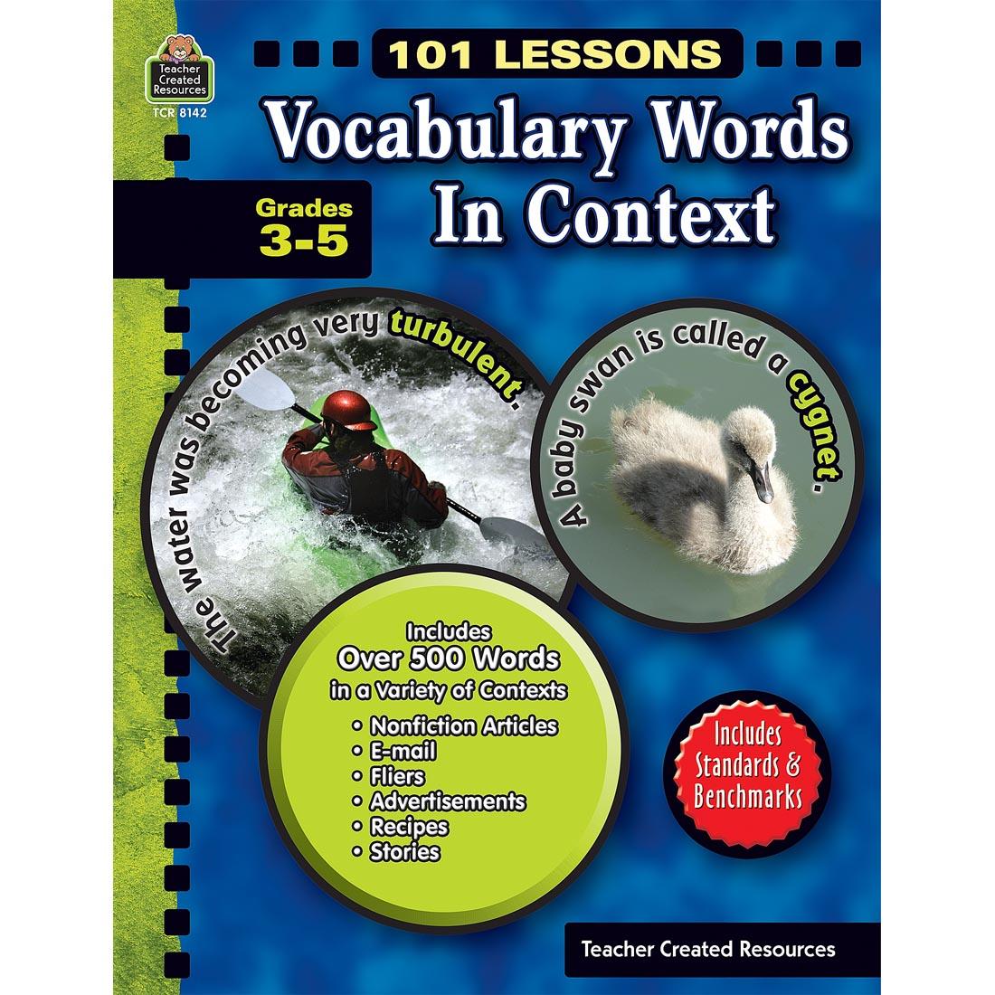101 Lessons Vocabulary Words in Context Grades 3-5