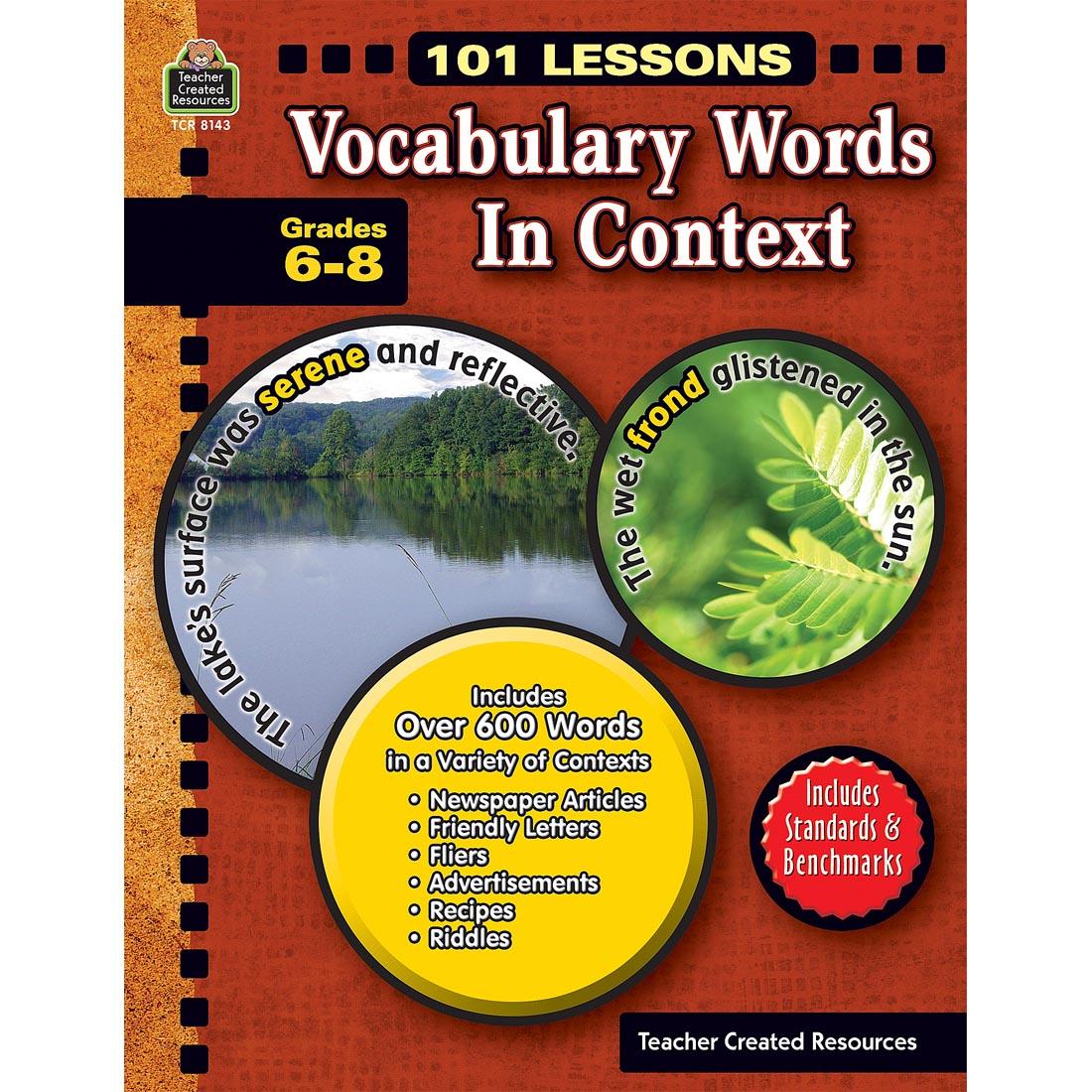 101 Lessons Vocabulary Words in Context Grades 6-8
