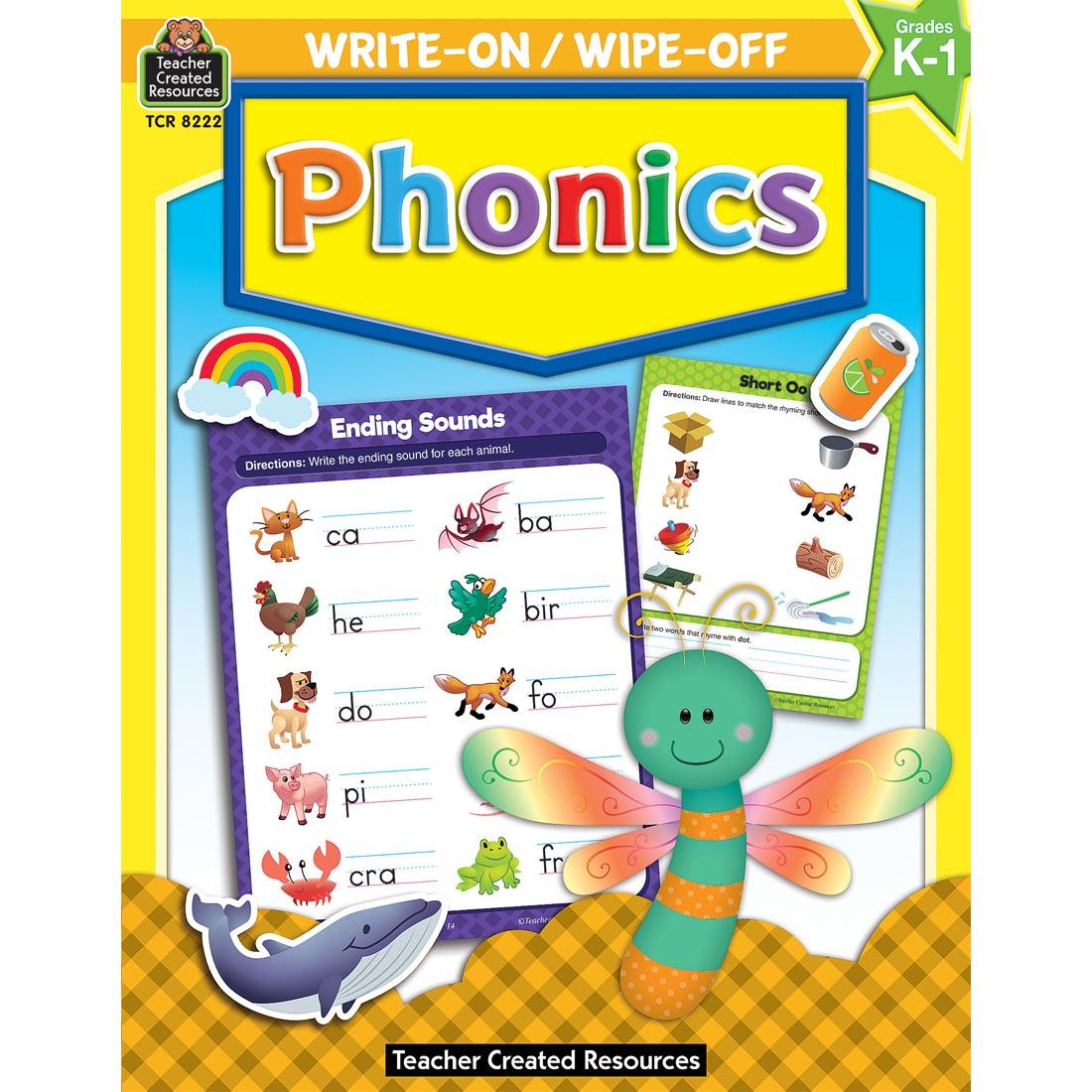 Phonics Write-On Wipe-Off Book By Teacher Created Resources