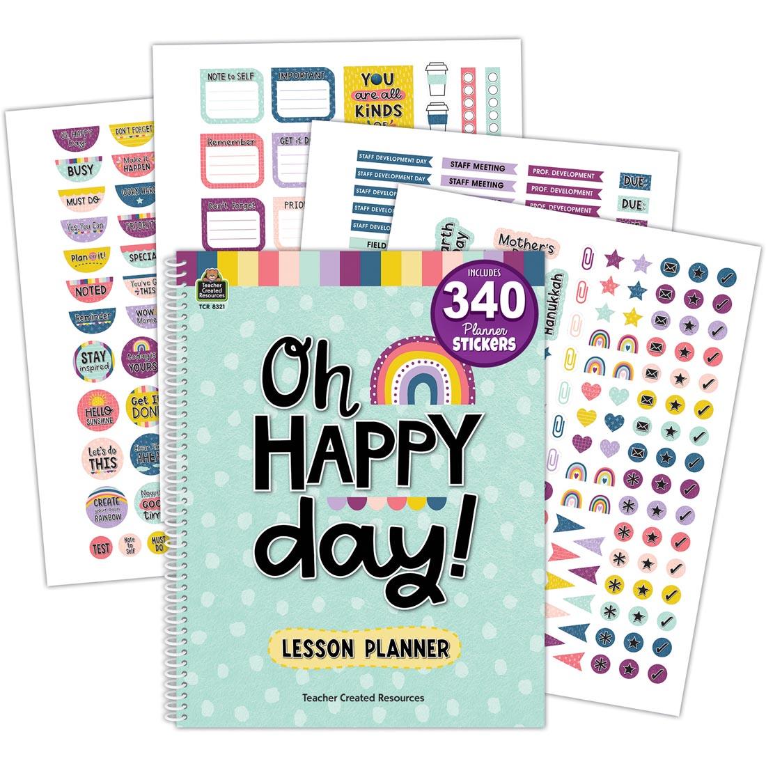 Lesson Planner from the Oh Happy Day collection by Teacher Created Resources