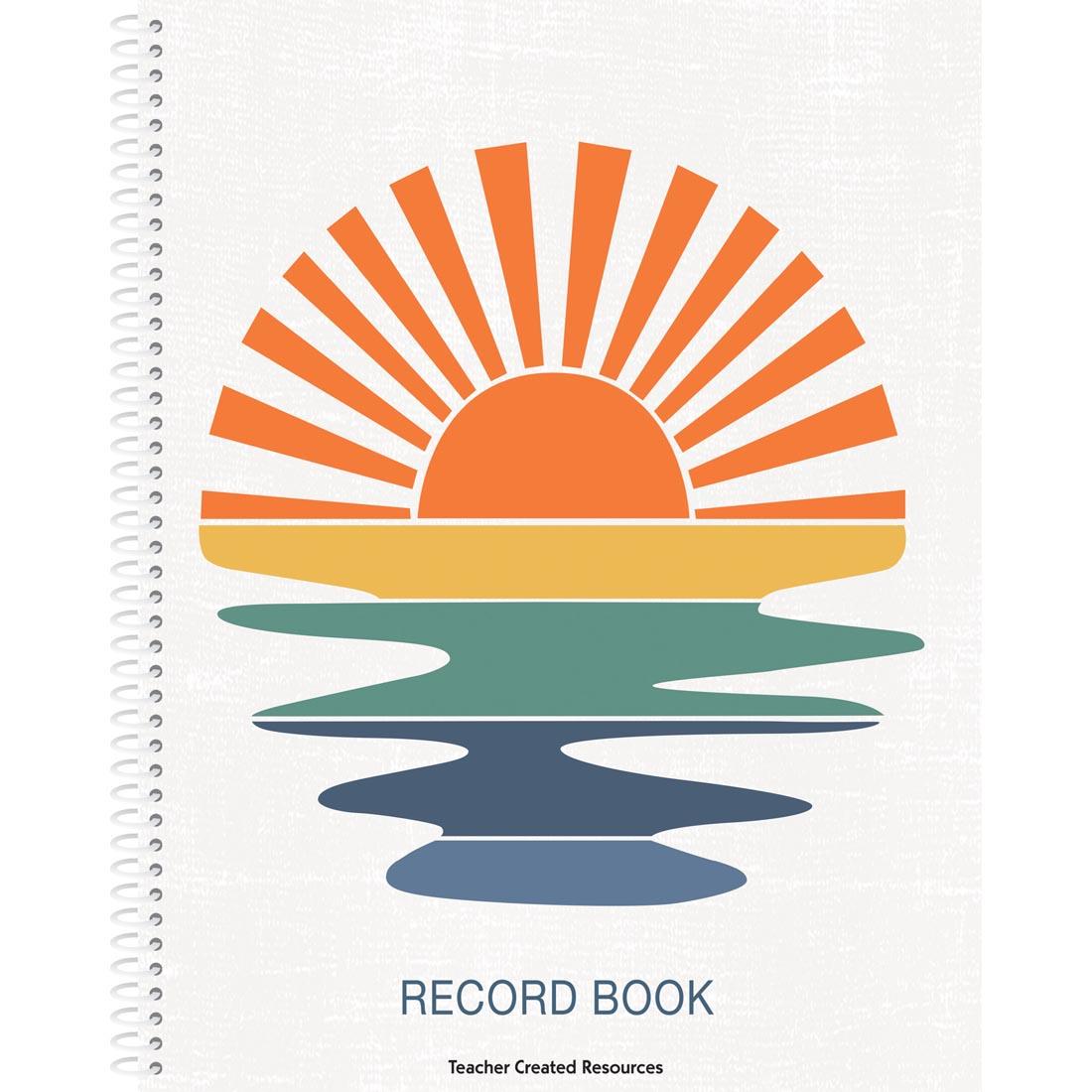 front cover of the Road Trip Teacher Record Book from the Moving Mountains collection by Teacher Created Resources