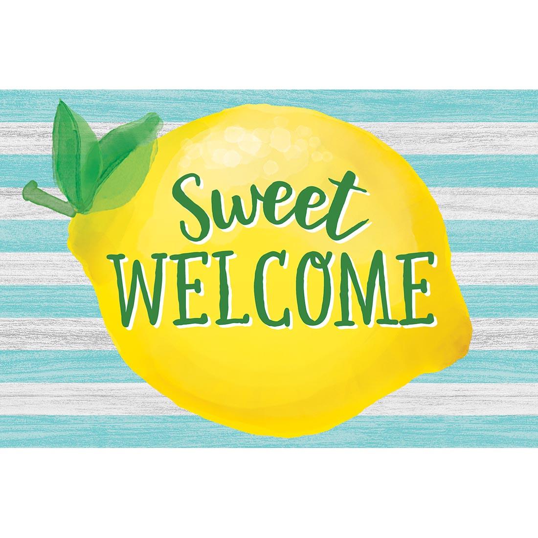 Sweet Welcome Postcard from the Lemon Zest collection by Teacher Created Resources
