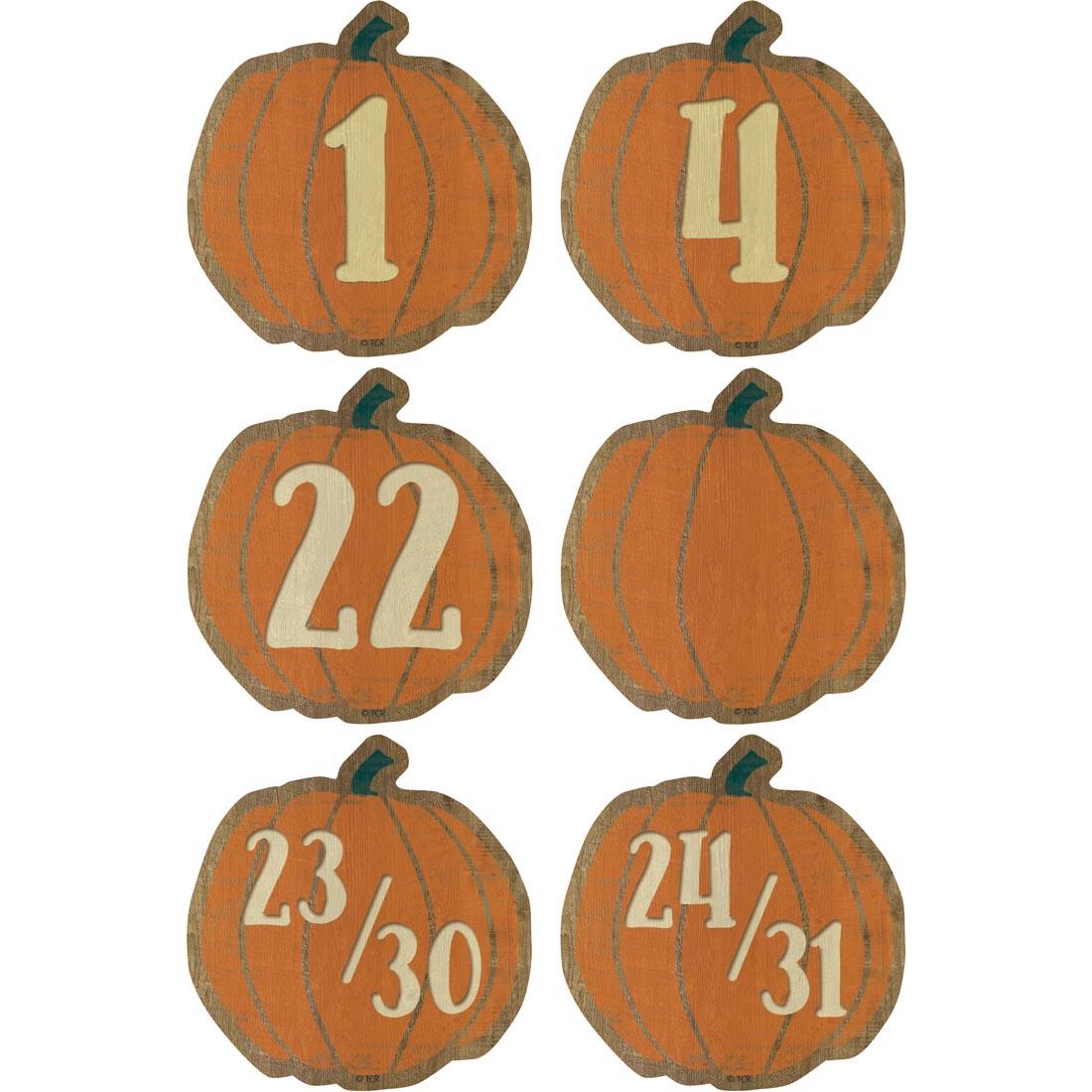 Pumpkins Calendar Days from the Home Sweet Classroom collection by Teacher Created Resources