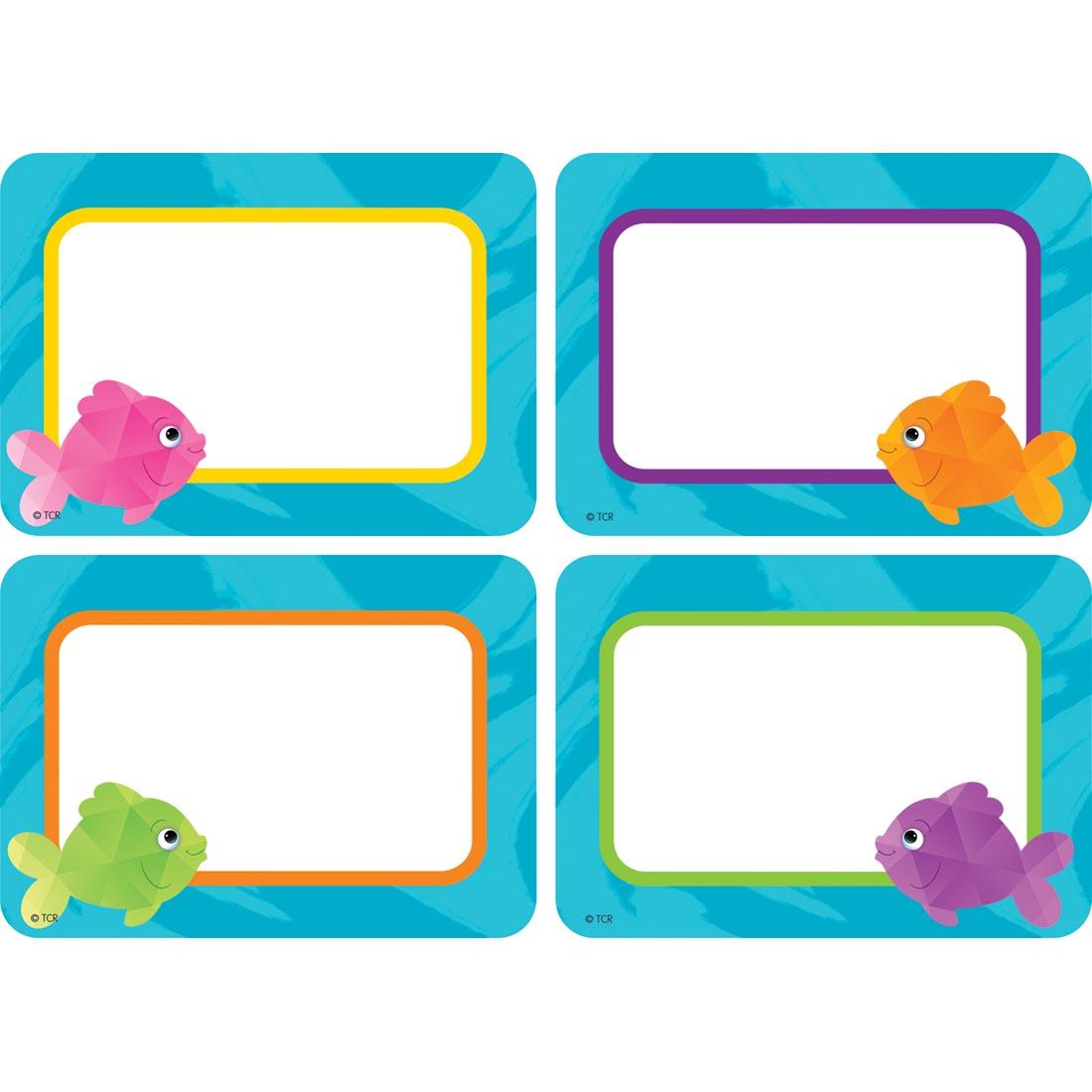 Colorful Fish Name Tags/Labels By Teacher Created Resources