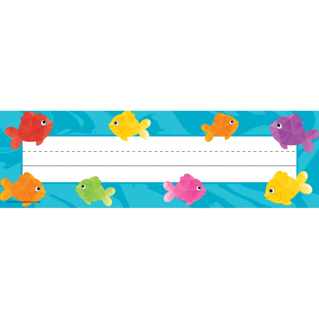 Colorful Fish Name Plate By Teacher Created Resources