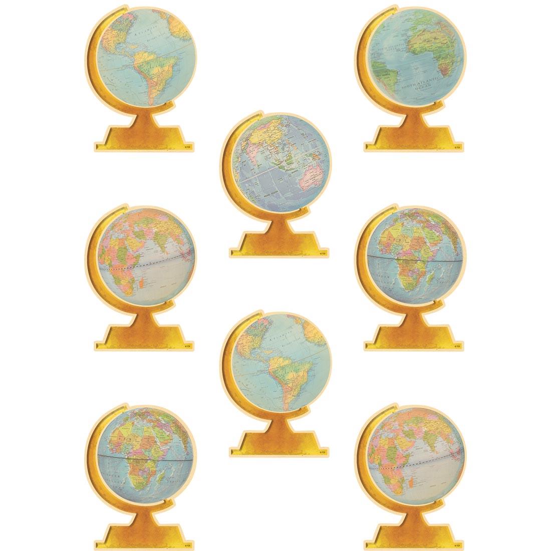 Globes Accents from the Travel the Map collection by Teacher Created Resources