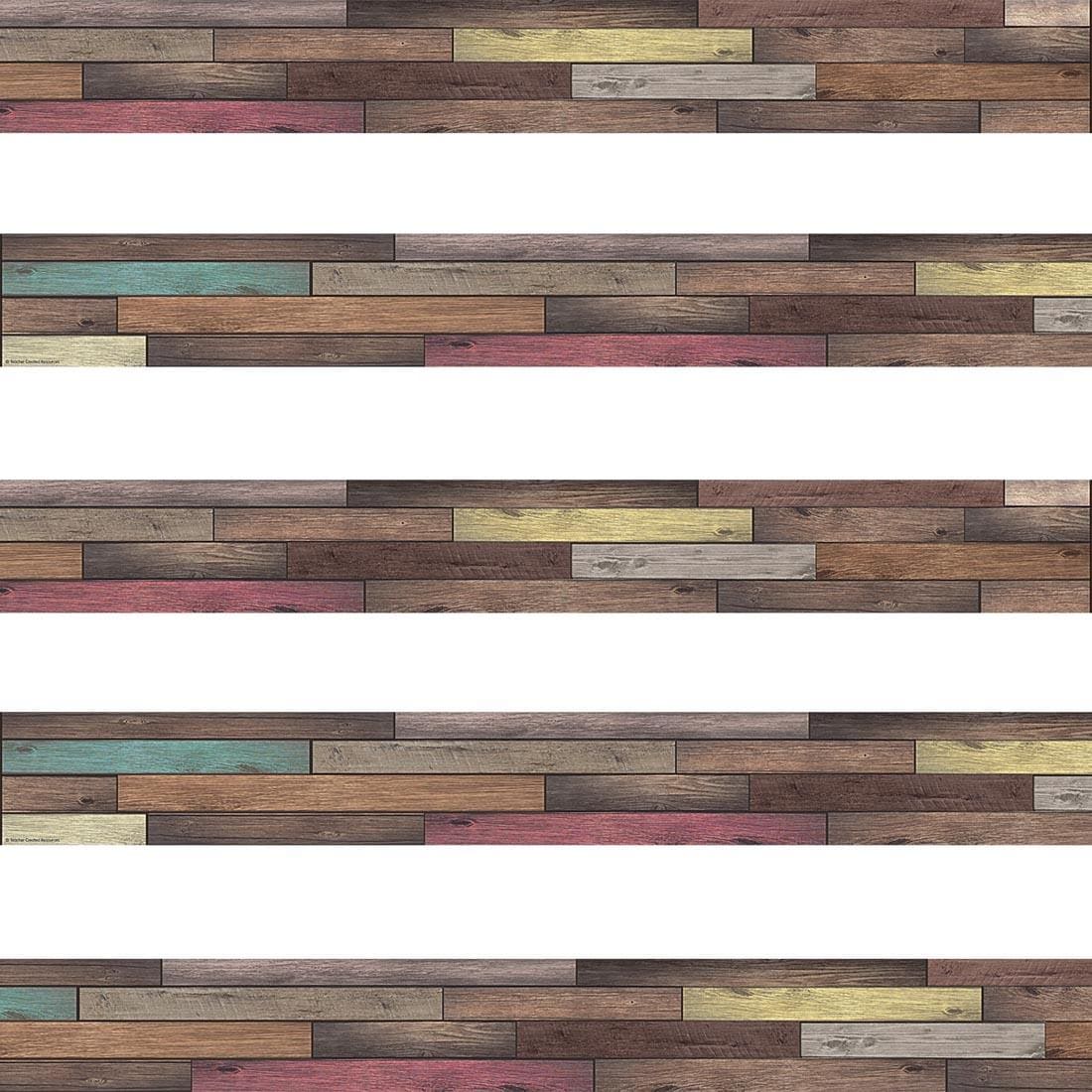 Reclaimed Wood Straight Border Trim from the Home Sweet Classroom collection by Teacher Created Resources