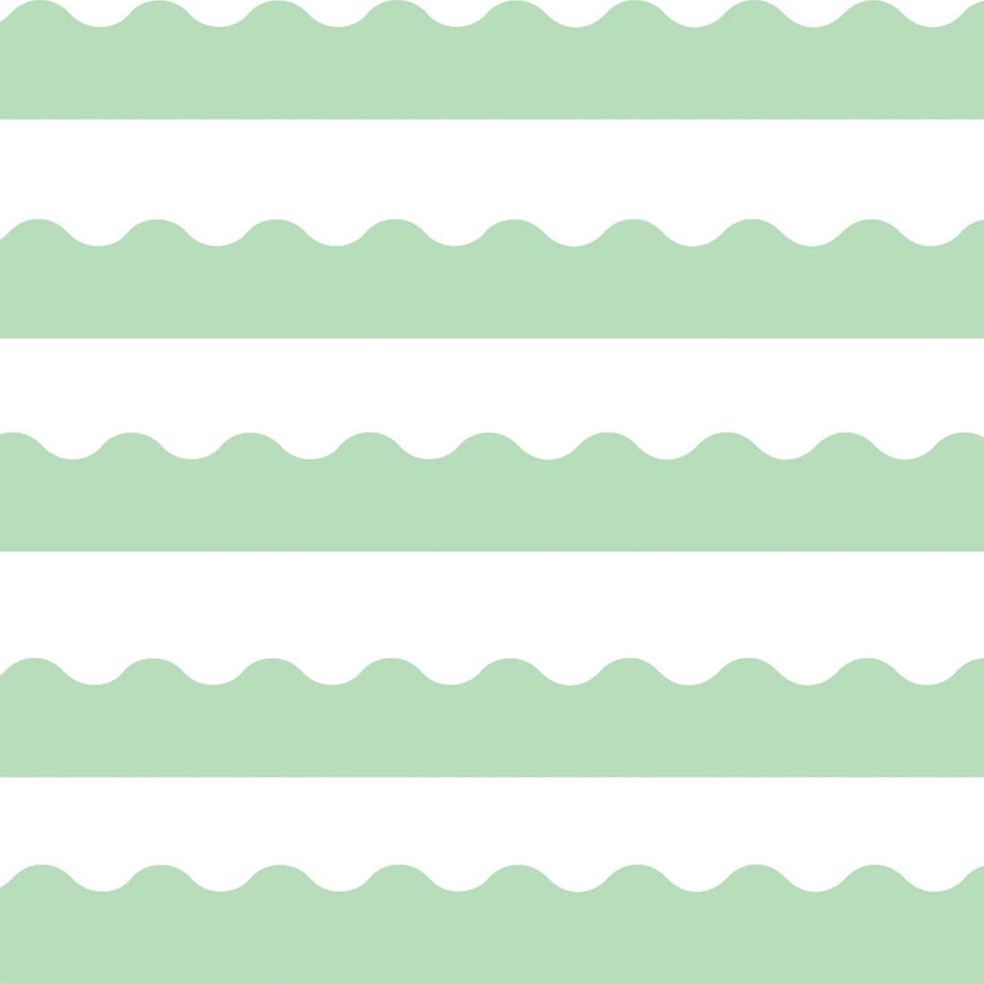 Mint Green Scalloped Border Trim from the Home Sweet Classroom collection by Teacher Created Resources