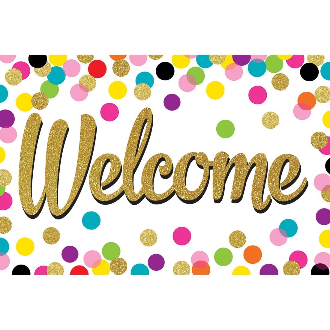 Welcome Postcard from the Confetti collection by Teacher Created Resources