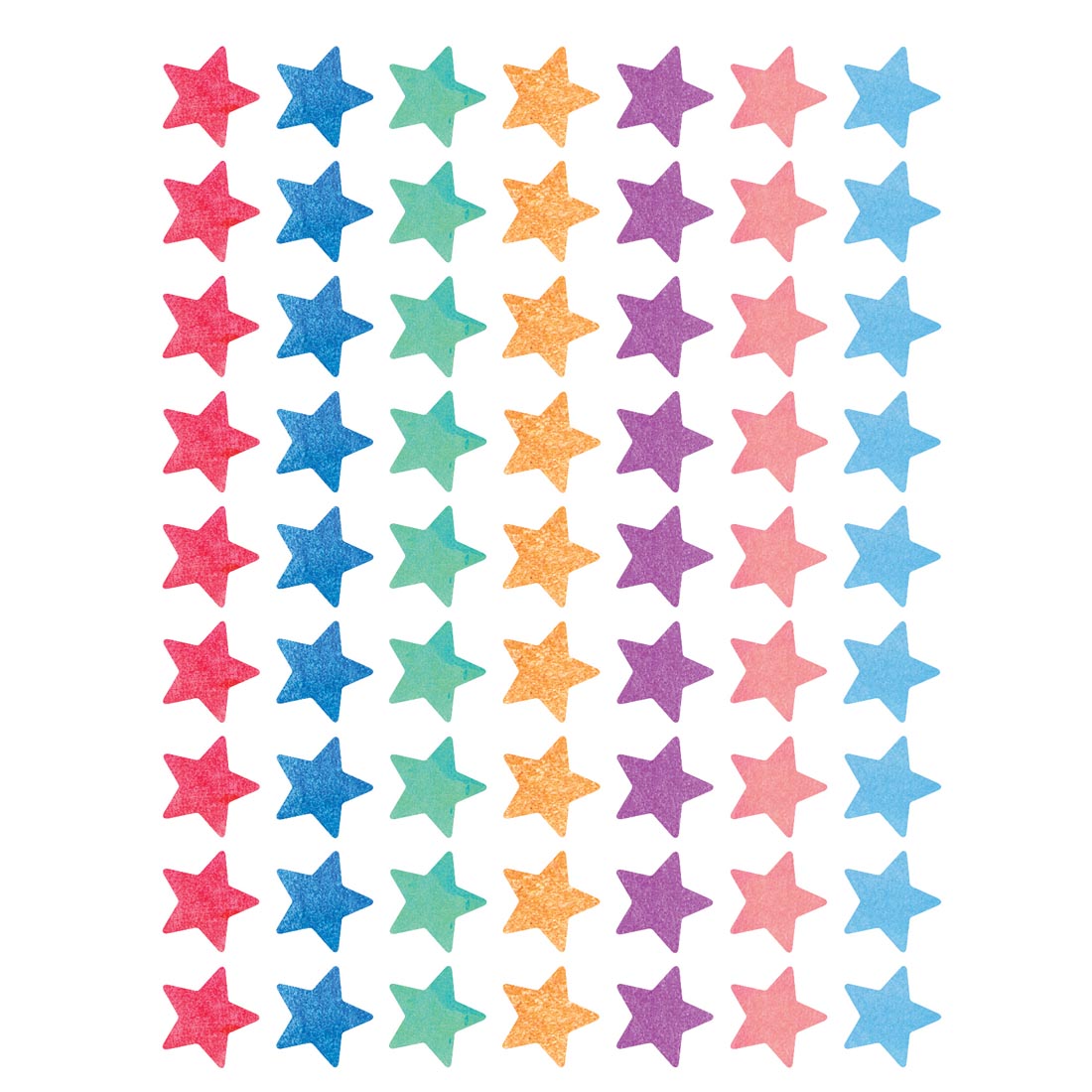 Stars Mini Stickers from the Watercolor collection by Teacher Created Resources