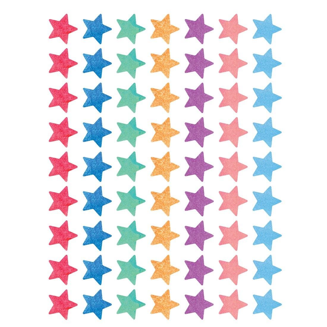 Stars Mini Stickers from the Watercolor collection by Teacher Created Resources